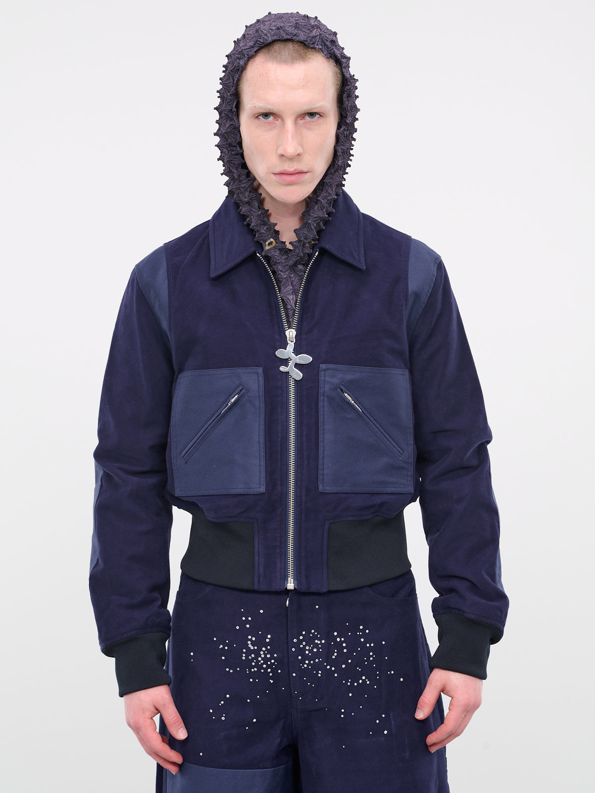 Balloon Dog Patch Jacket (BL0123-NAVY)