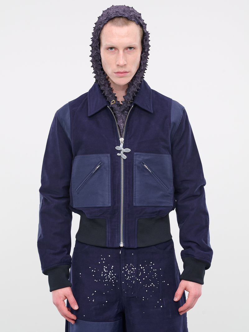 Balloon Dog Patch Jacket (BL0123-NAVY)