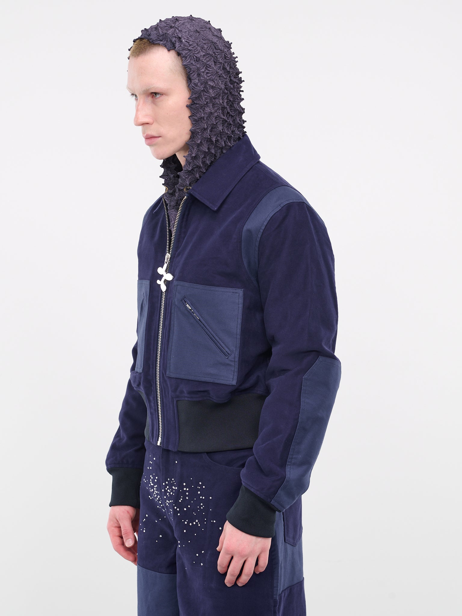 Balloon Dog Patch Jacket (BL0123-NAVY)