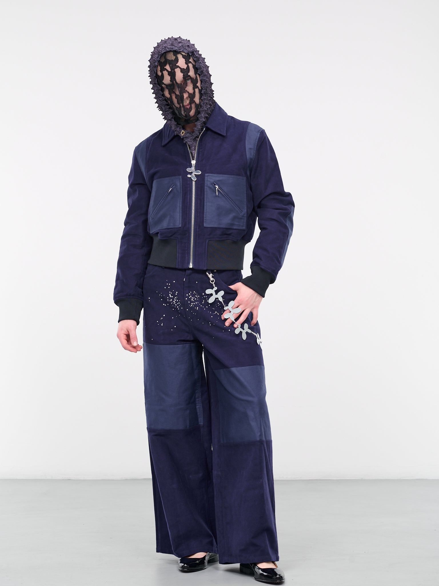 Balloon Dog Patch Jacket (BL0123-NAVY)