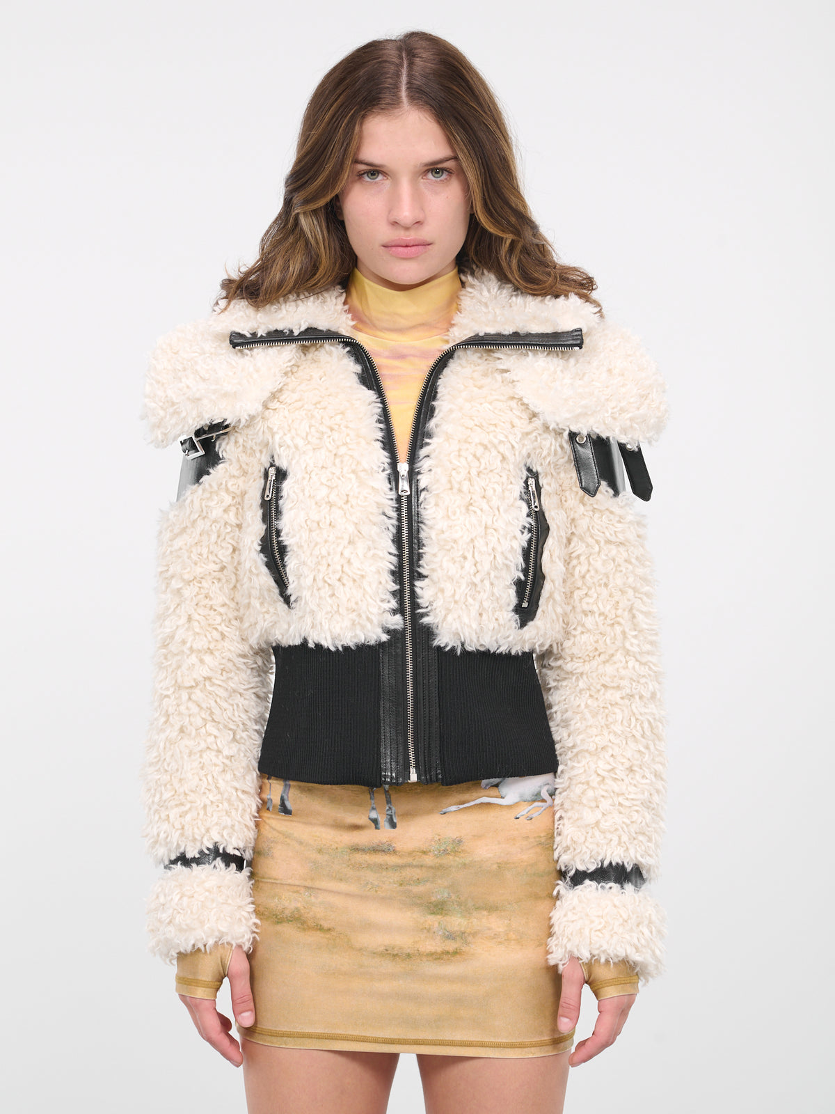 Aviator Bomber Jacket (BL12278-OWBL)
