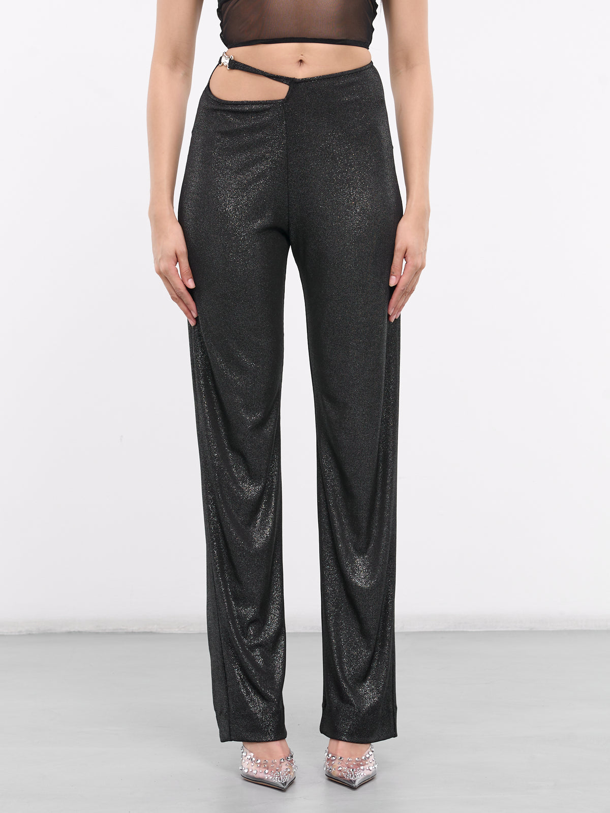 Buckle Low Waist Pants (BLWP-SHIMMER)