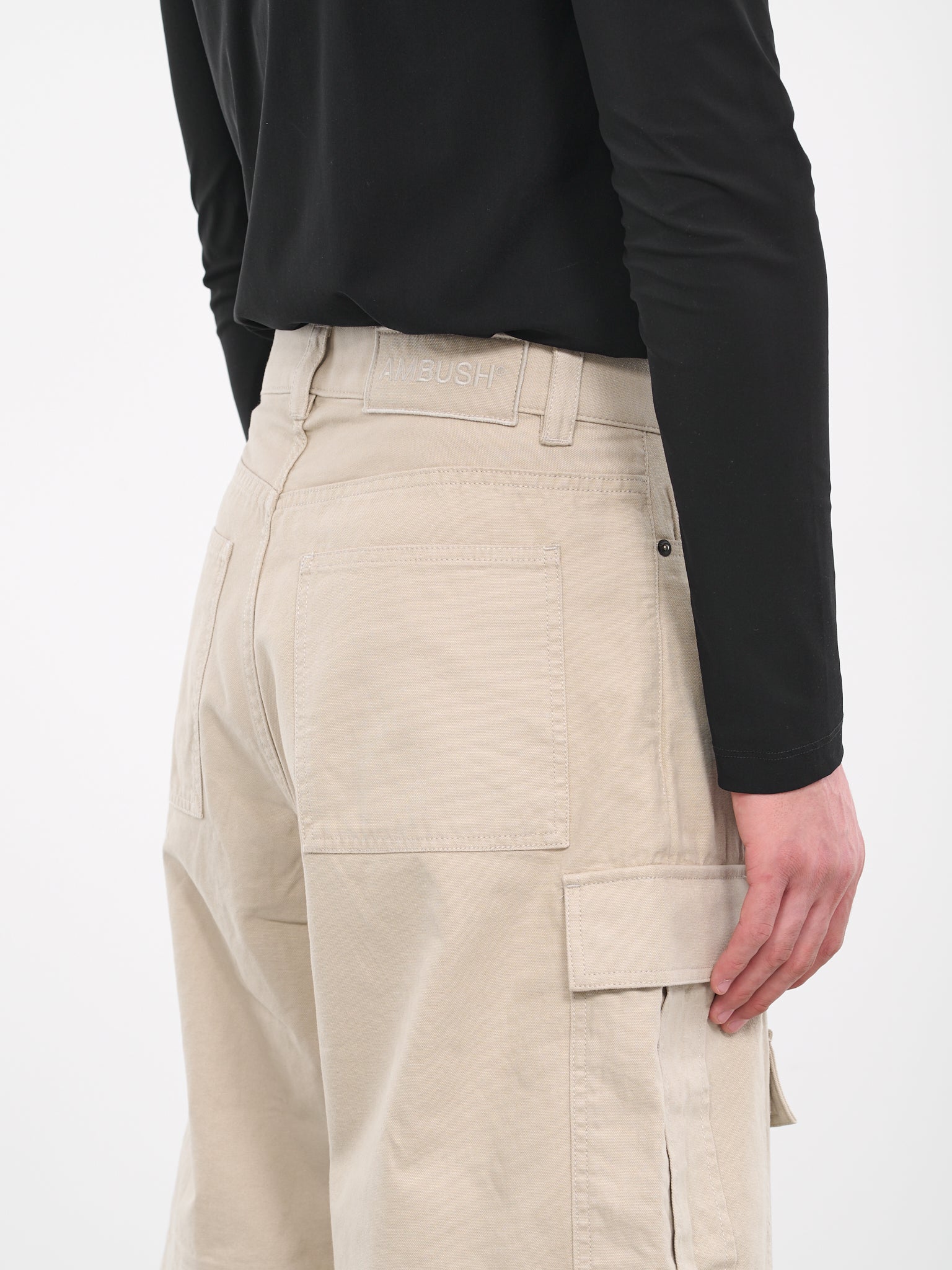 Rave Cargo Pants (BMCF010-FAB001-6200-STONE-NO-C)