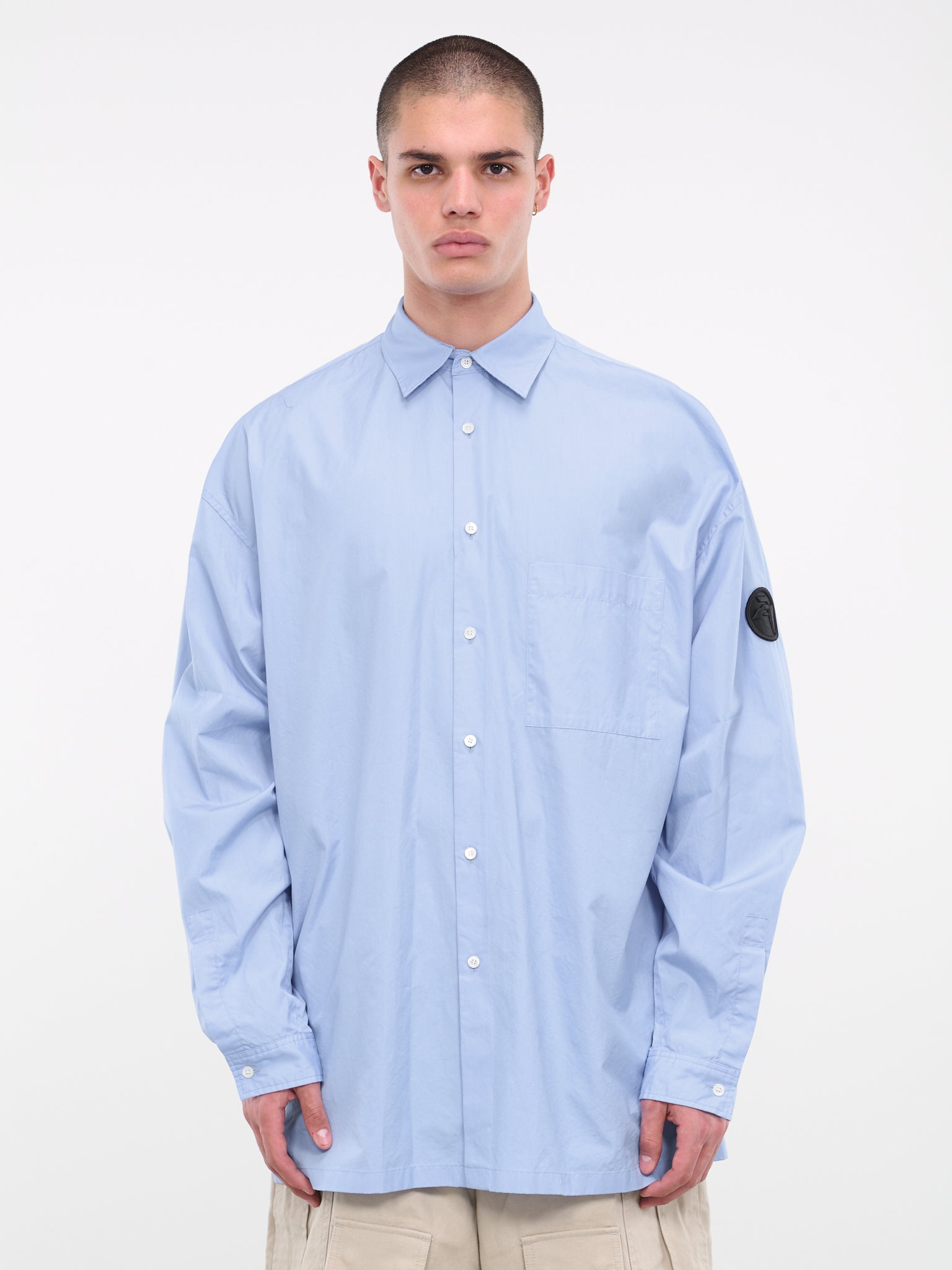 Logo Patch Shirt (BMGA084-FAB001-4100-BALLAD-BLU)