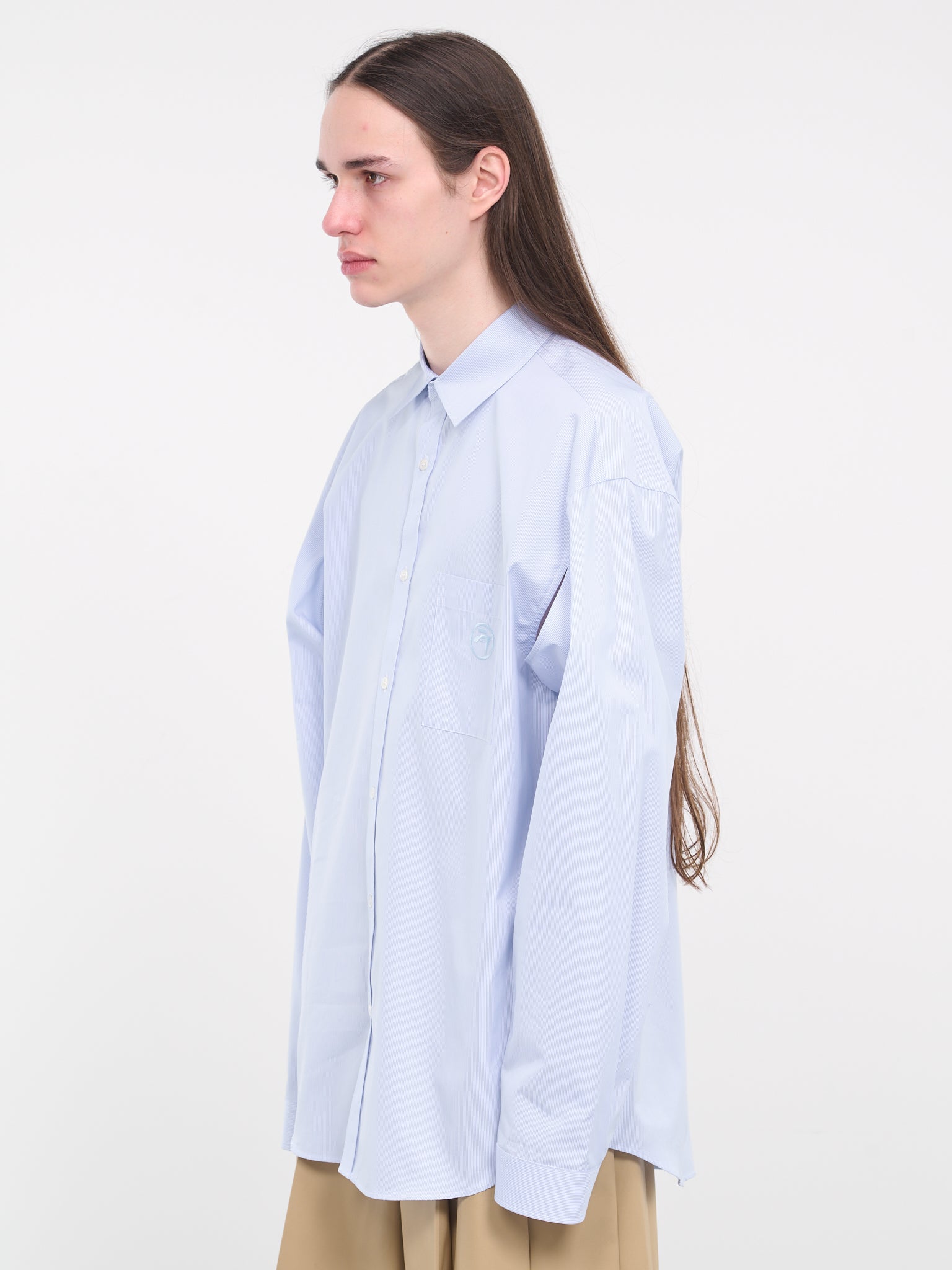 Striped Armhole Shirt (BMGE002-FAB0024400-BLUE)