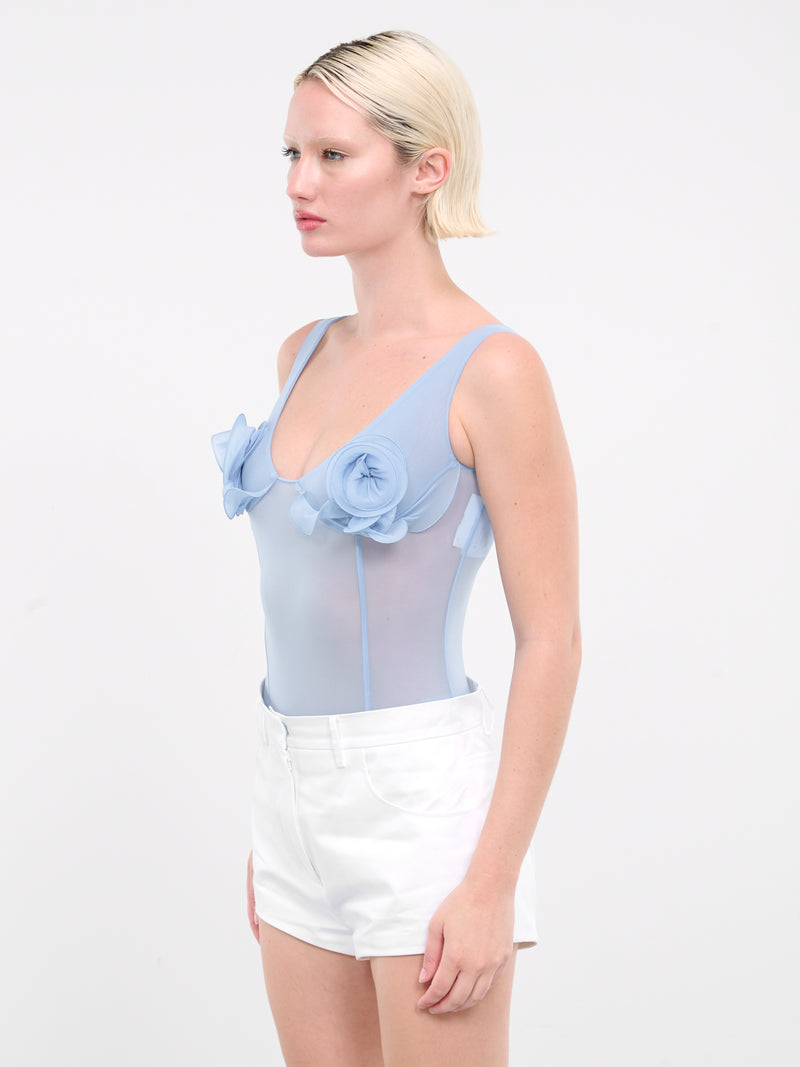 Rose Bra Bodysuit (BODYSUIT-01-BLUE)