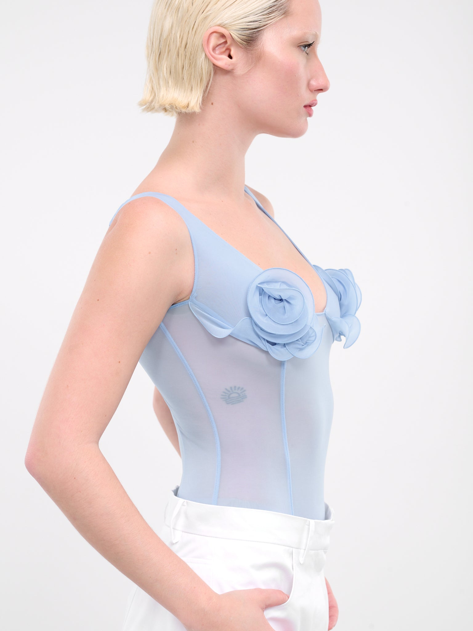 Rose Bra Bodysuit (BODYSUIT-01-BLUE)