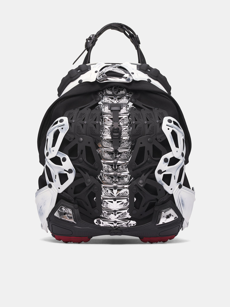 Black Patchwork Object BP1 Backpack (BP1-PATCHWORK-BLACK)