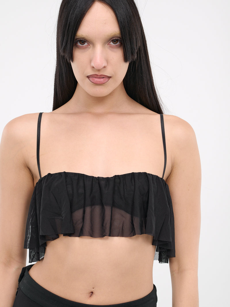 Draped Bra Top (BR-03BK-BLACK)