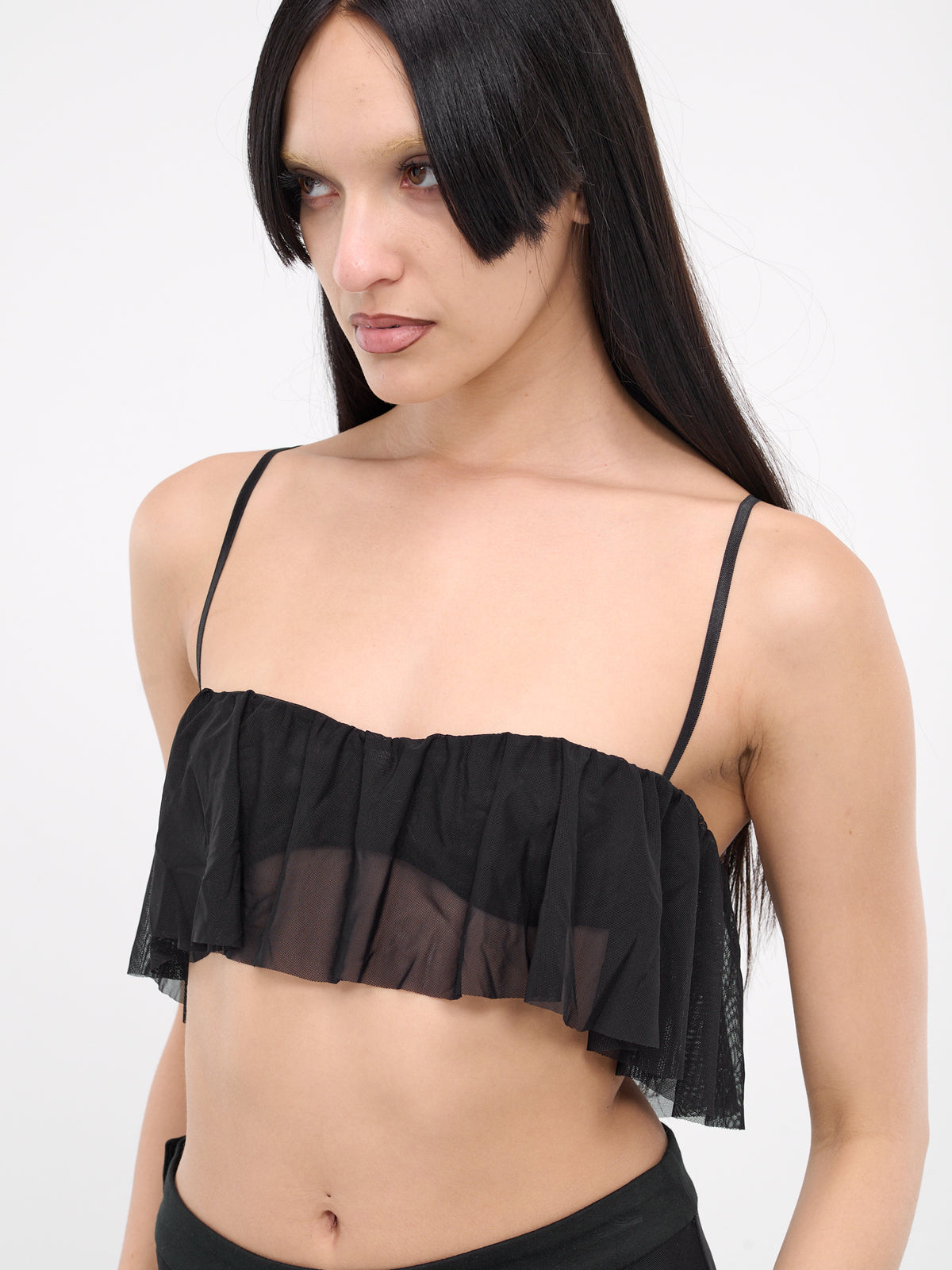 Draped Bra Top (BR-03BK-BLACK)