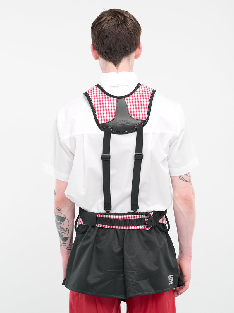 Gingham Braces (BR01-RED-GINGHAM)