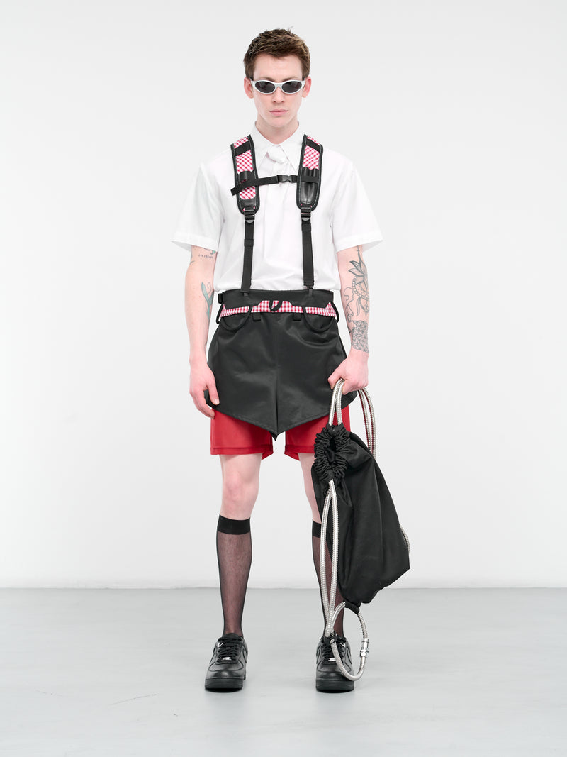 Gingham Braces (BR01-RED-GINGHAM)