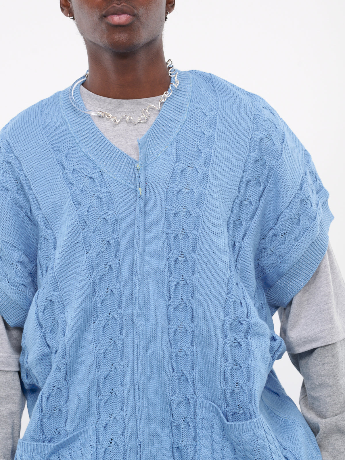 Inside Out Vest (BS239301-BLUE)