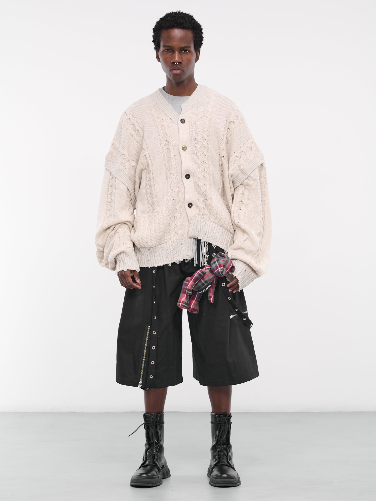 Inside Out Cardigan (BS239303-WHITE)