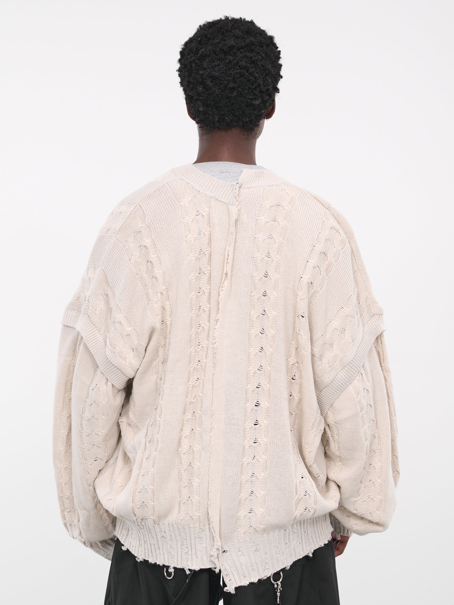 Inside Out Cardigan (BS239303-WHITE)