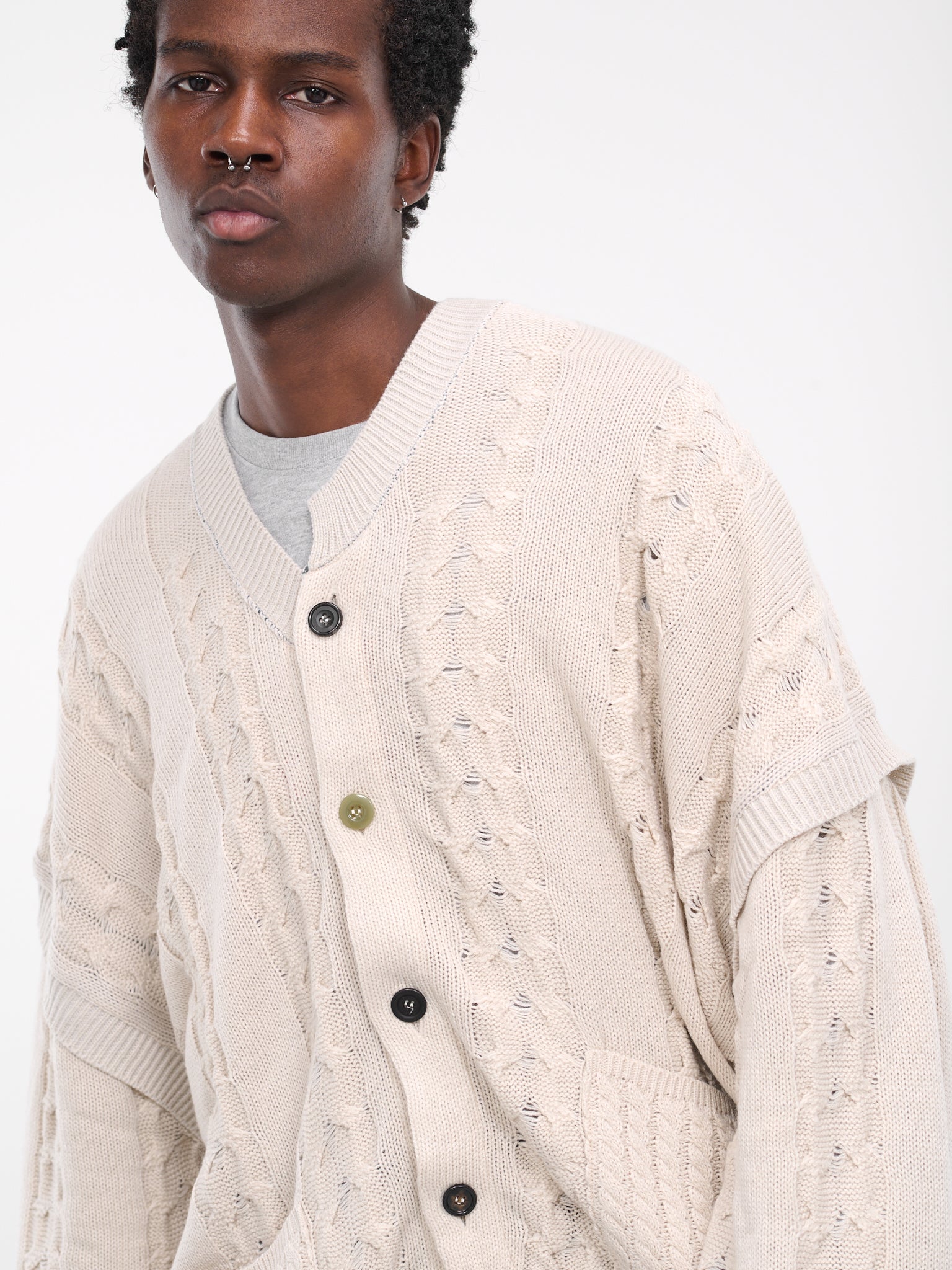 Inside Out Cardigan (BS239303-WHITE)