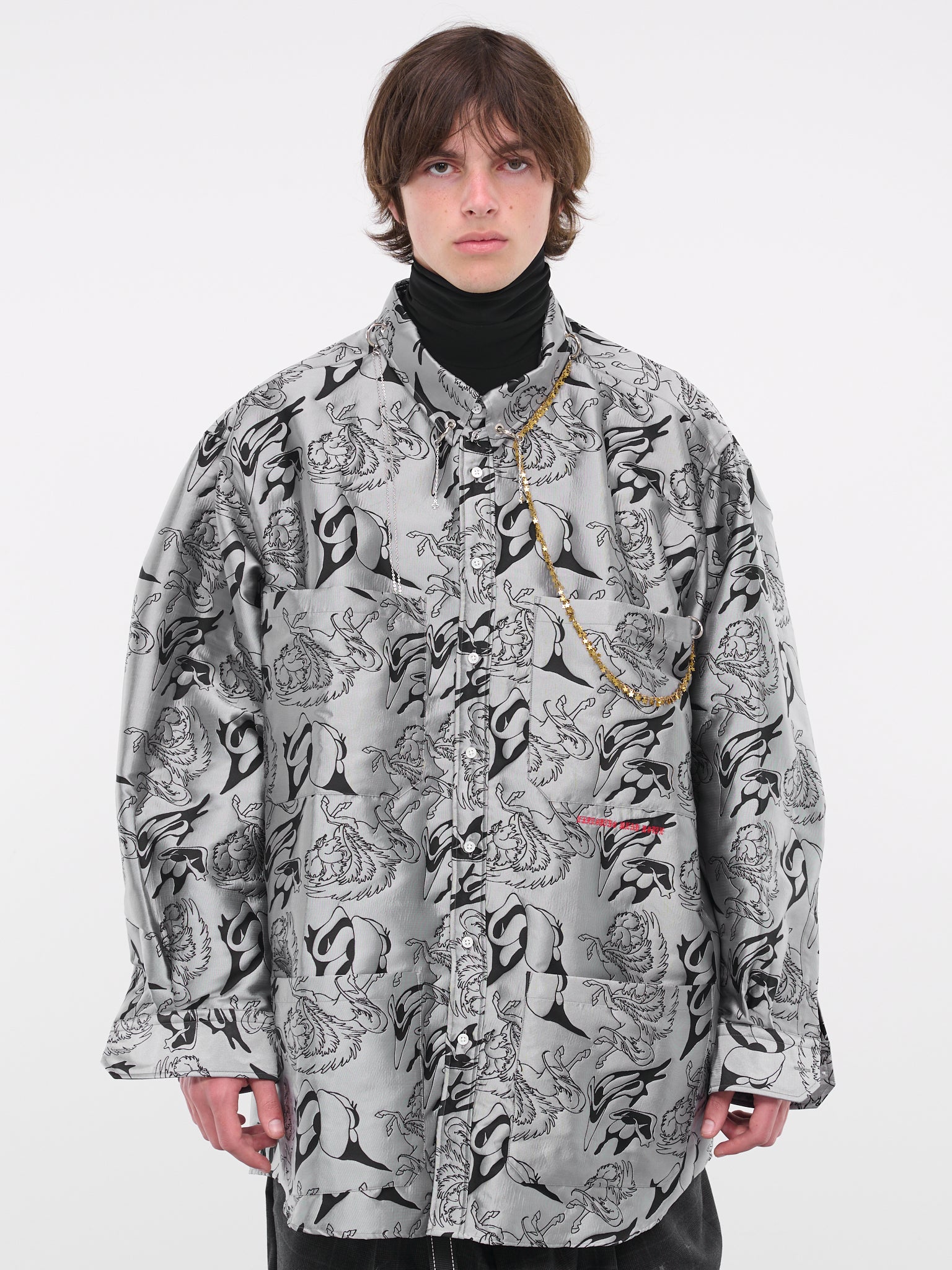 Unicorn Big Shirt (BS239402-SILVER)