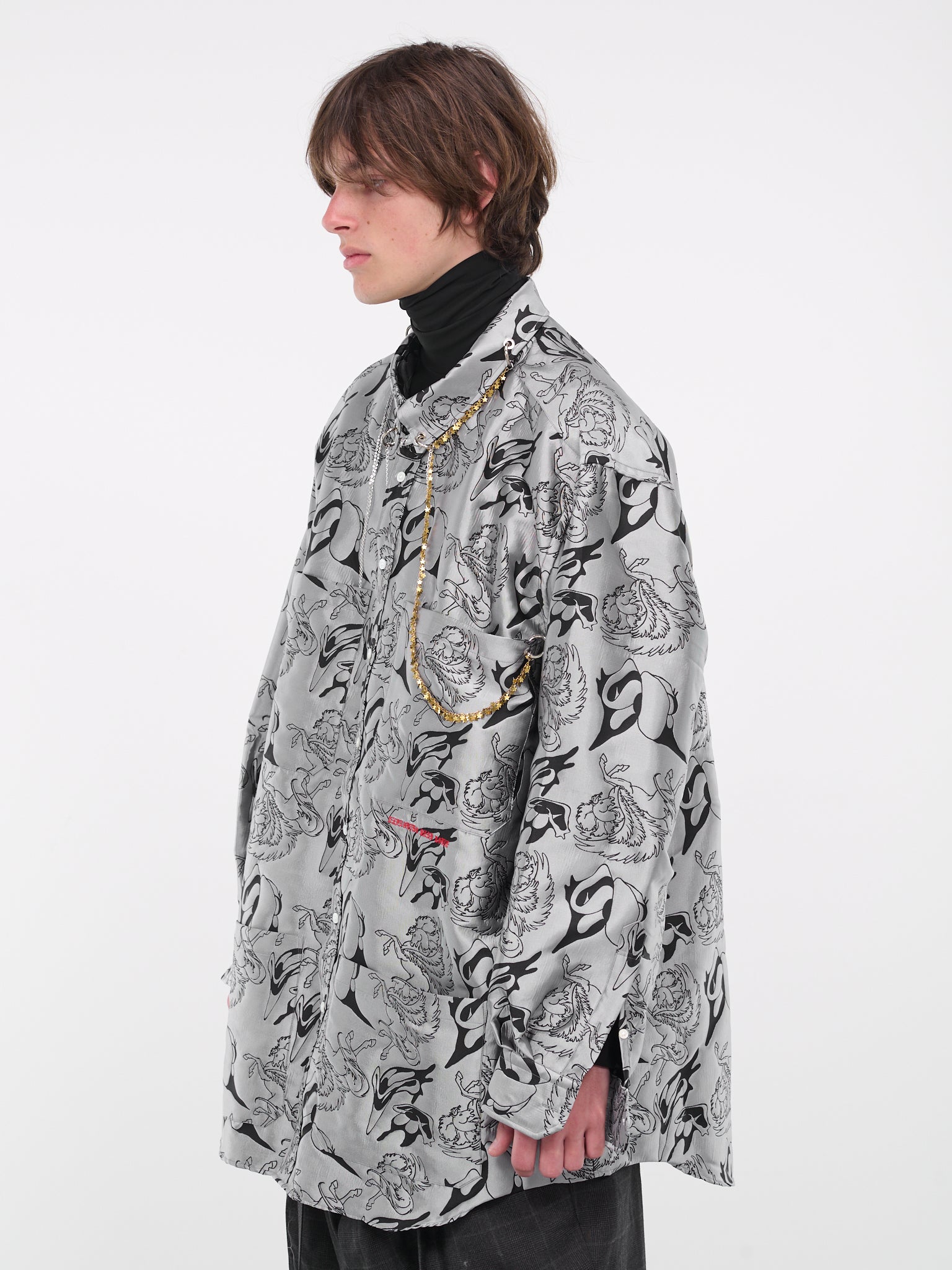 Unicorn Big Shirt (BS239402-SILVER)