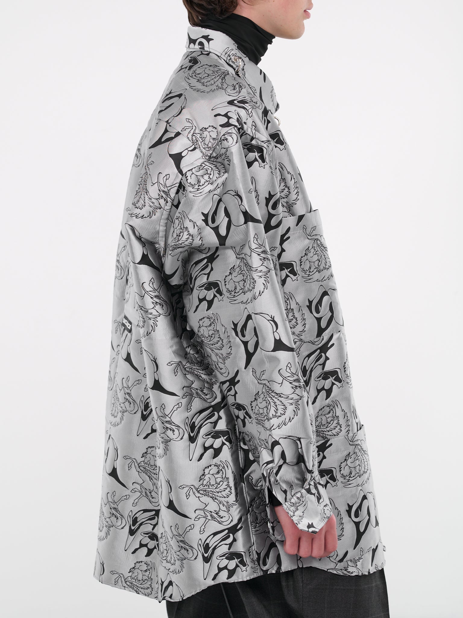 Unicorn Big Shirt (BS239402-SILVER)
