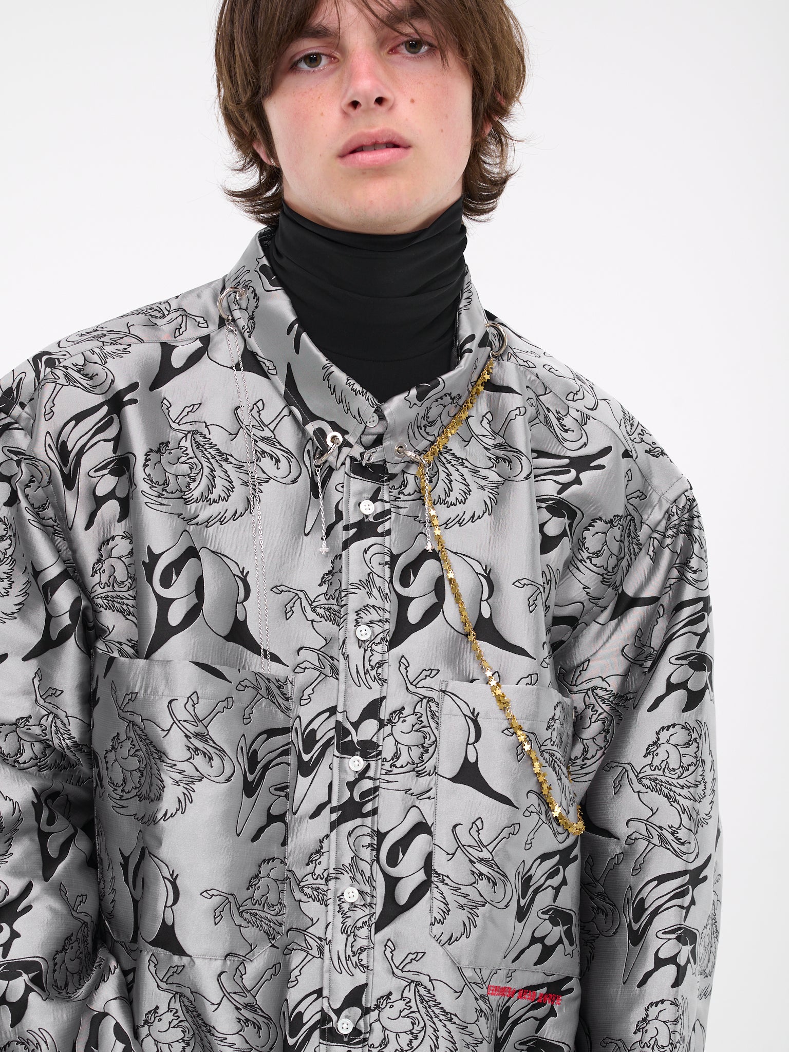 Unicorn Big Shirt (BS239402-SILVER)