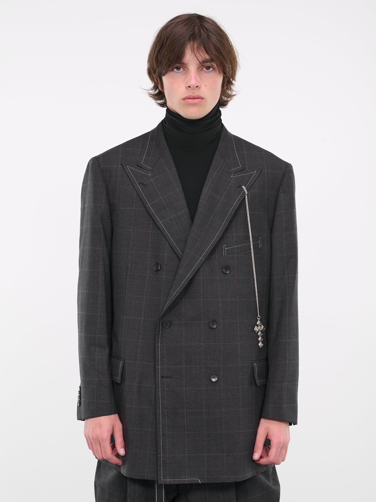 Plaid Suit Jacket (BS239404-DARK-PLAID)