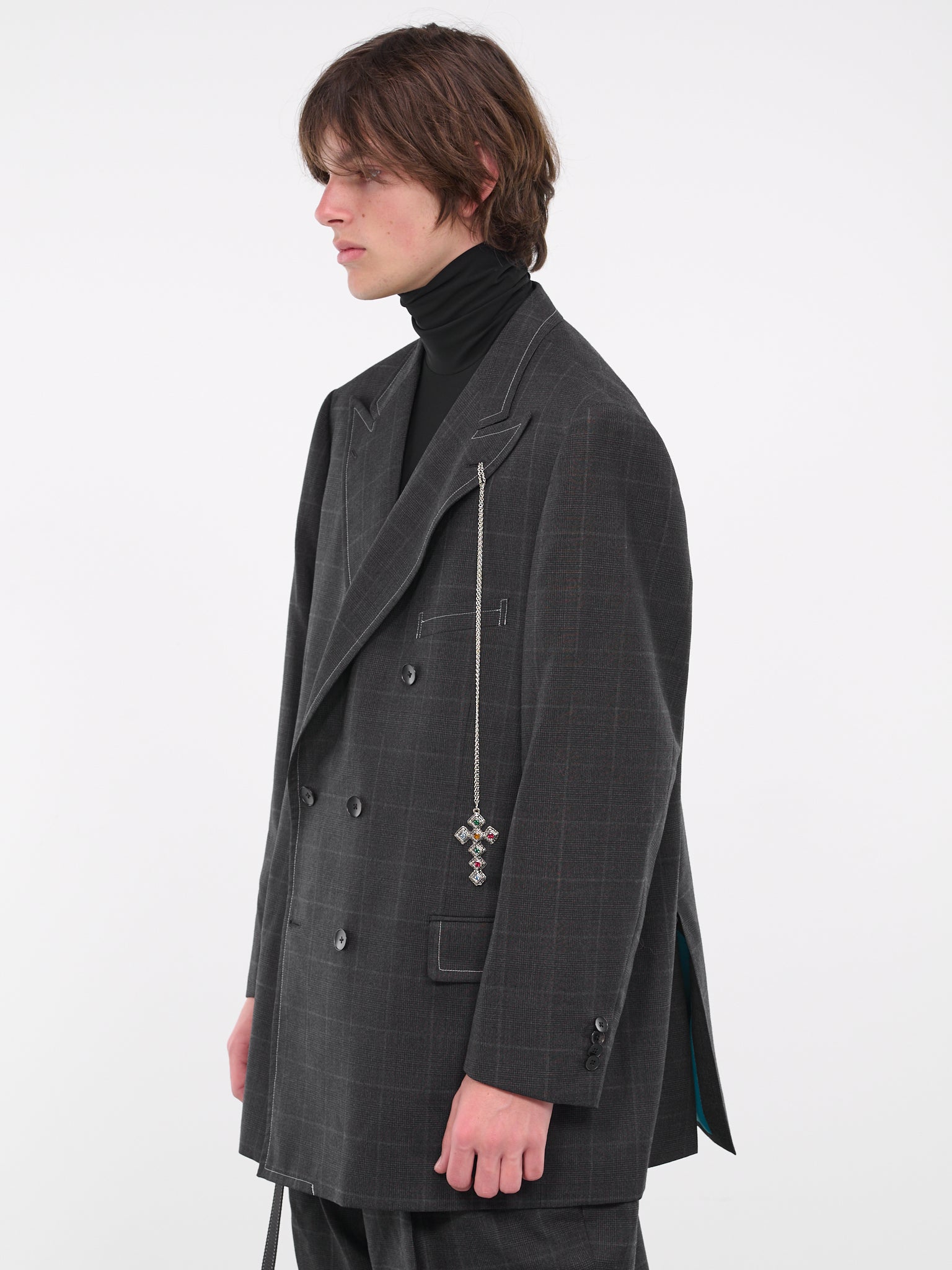 Plaid Suit Jacket (BS239404-DARK-PLAID)
