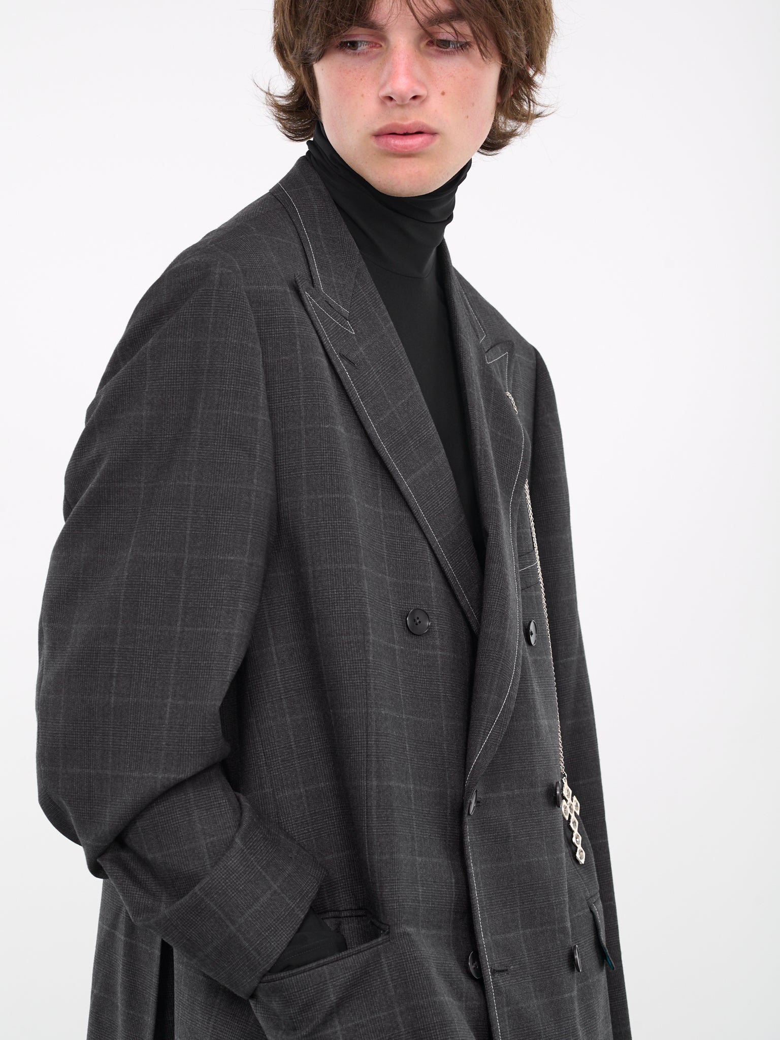 Plaid Suit Jacket (BS239404-DARK-PLAID)