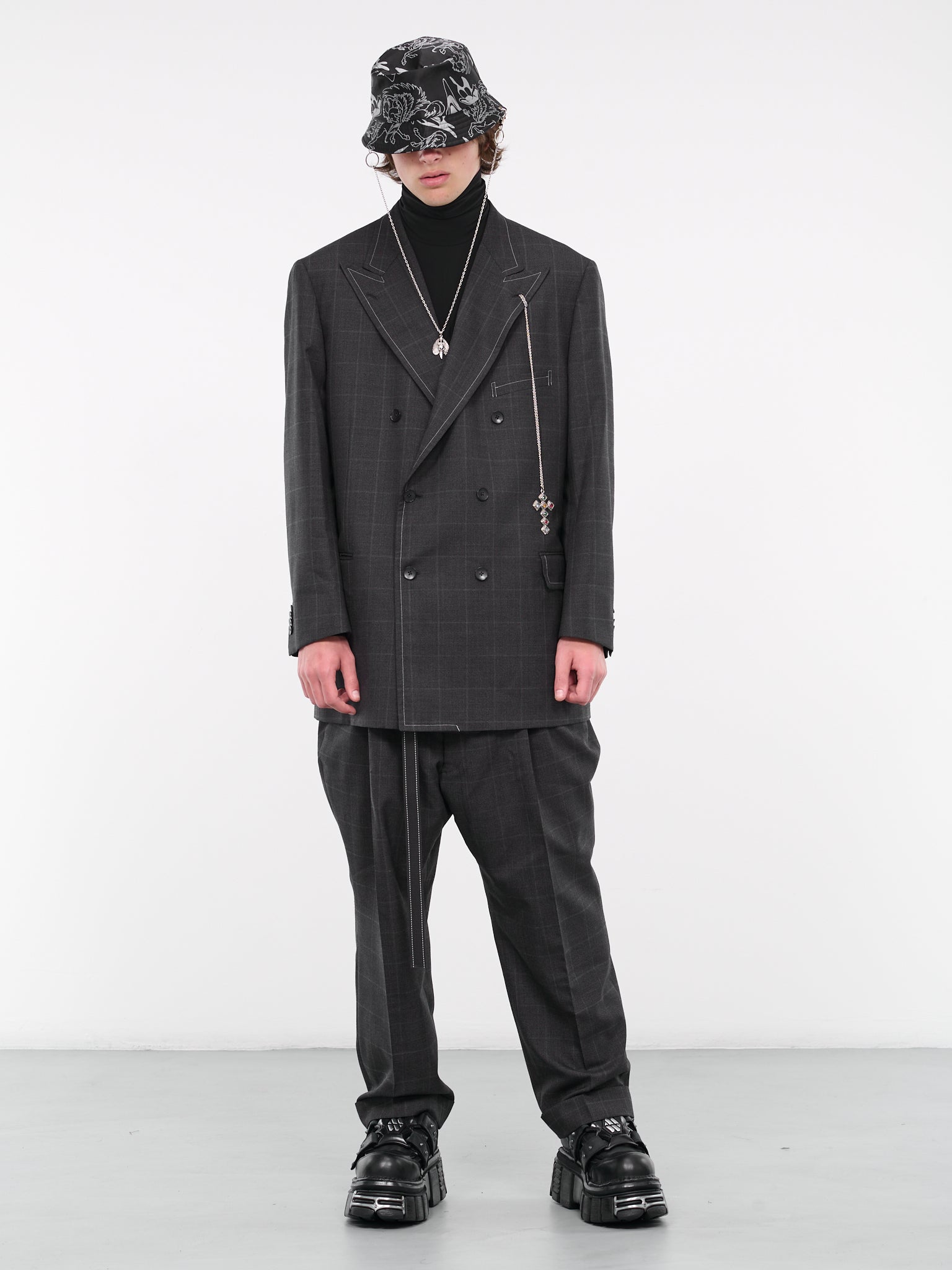 Plaid Suit Jacket (BS239404-DARK-PLAID)