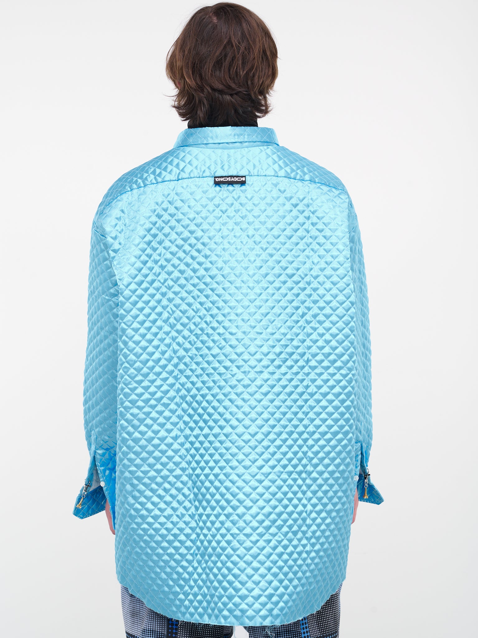 Diamond Quilt Big Shirt (BS239409-BLUE)