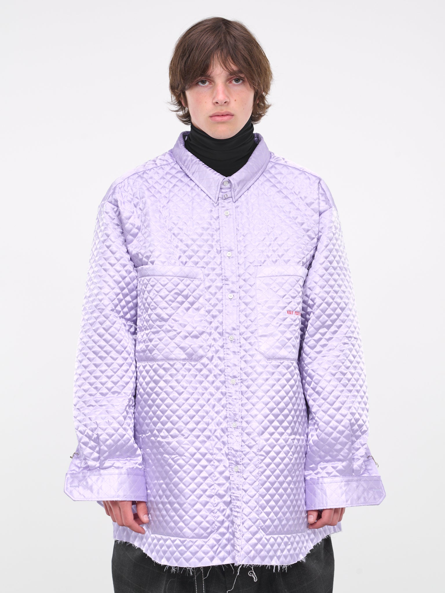 Diamond Quilt Big Shirt (BS239409-PURPLE)