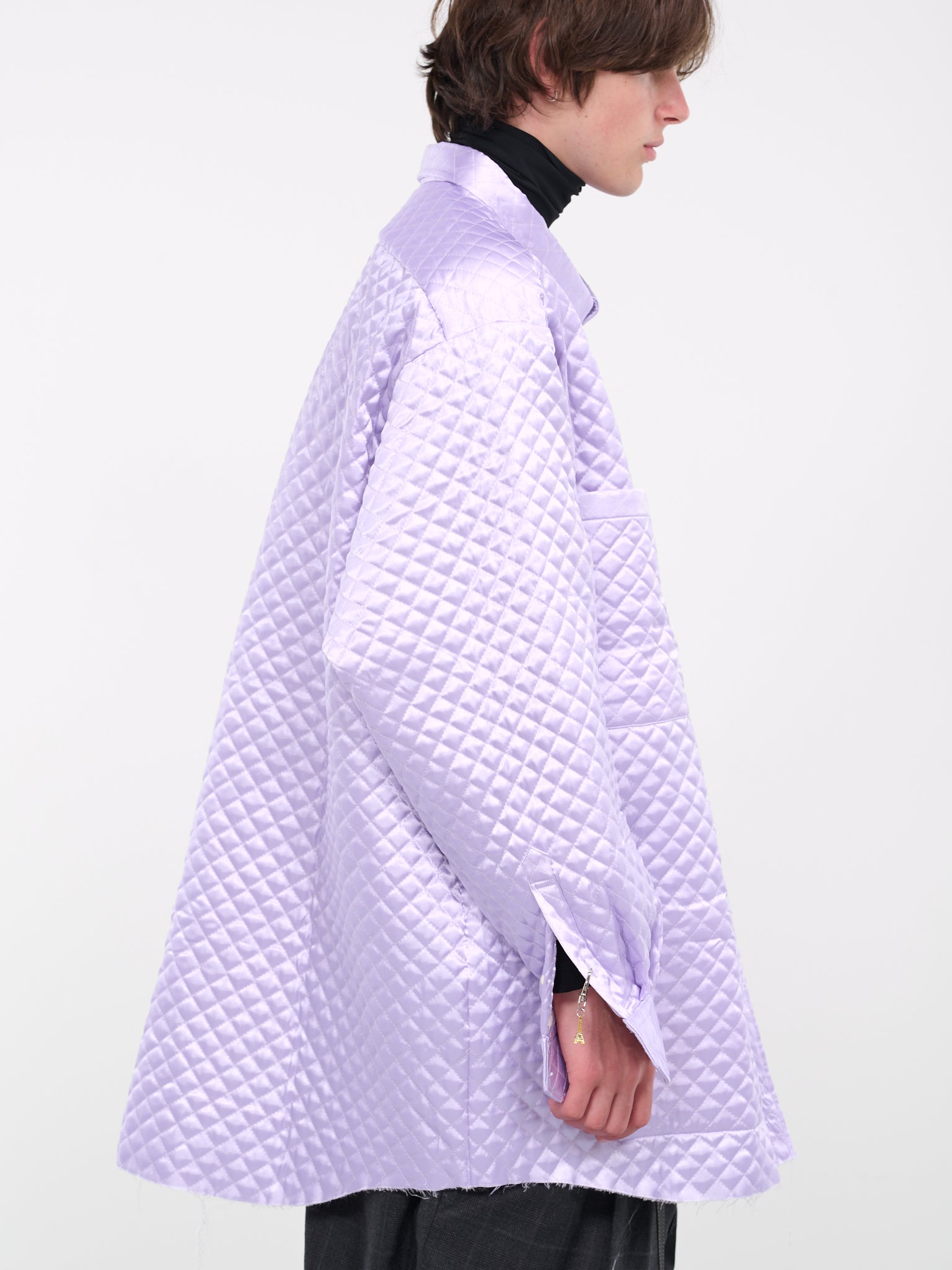 Diamond Quilt Big Shirt (BS239409-PURPLE)