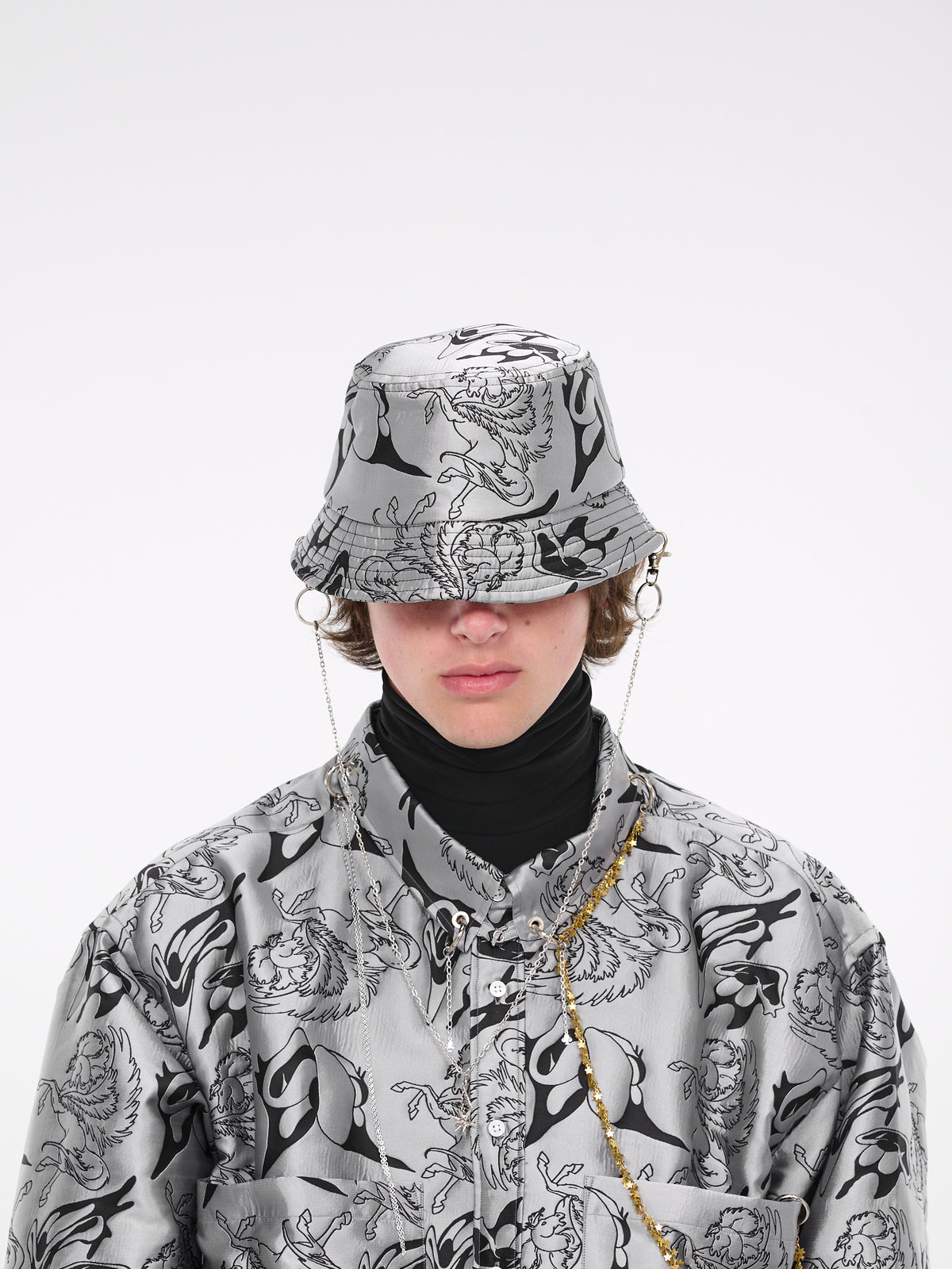 Unicorn Bucket Hat (BS239702-SILVER)
