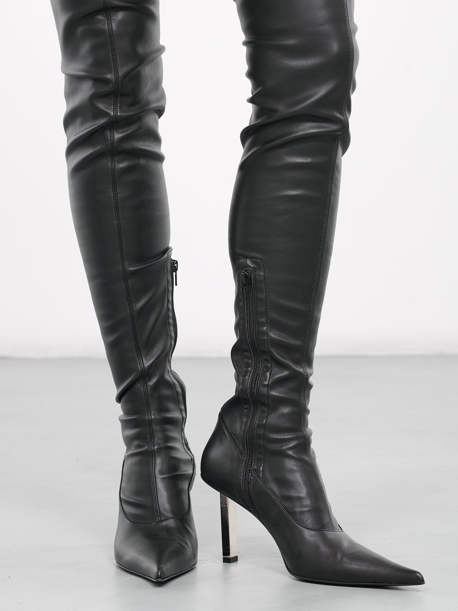 Thigh High Leather Boots (BT10-1-BLACK)