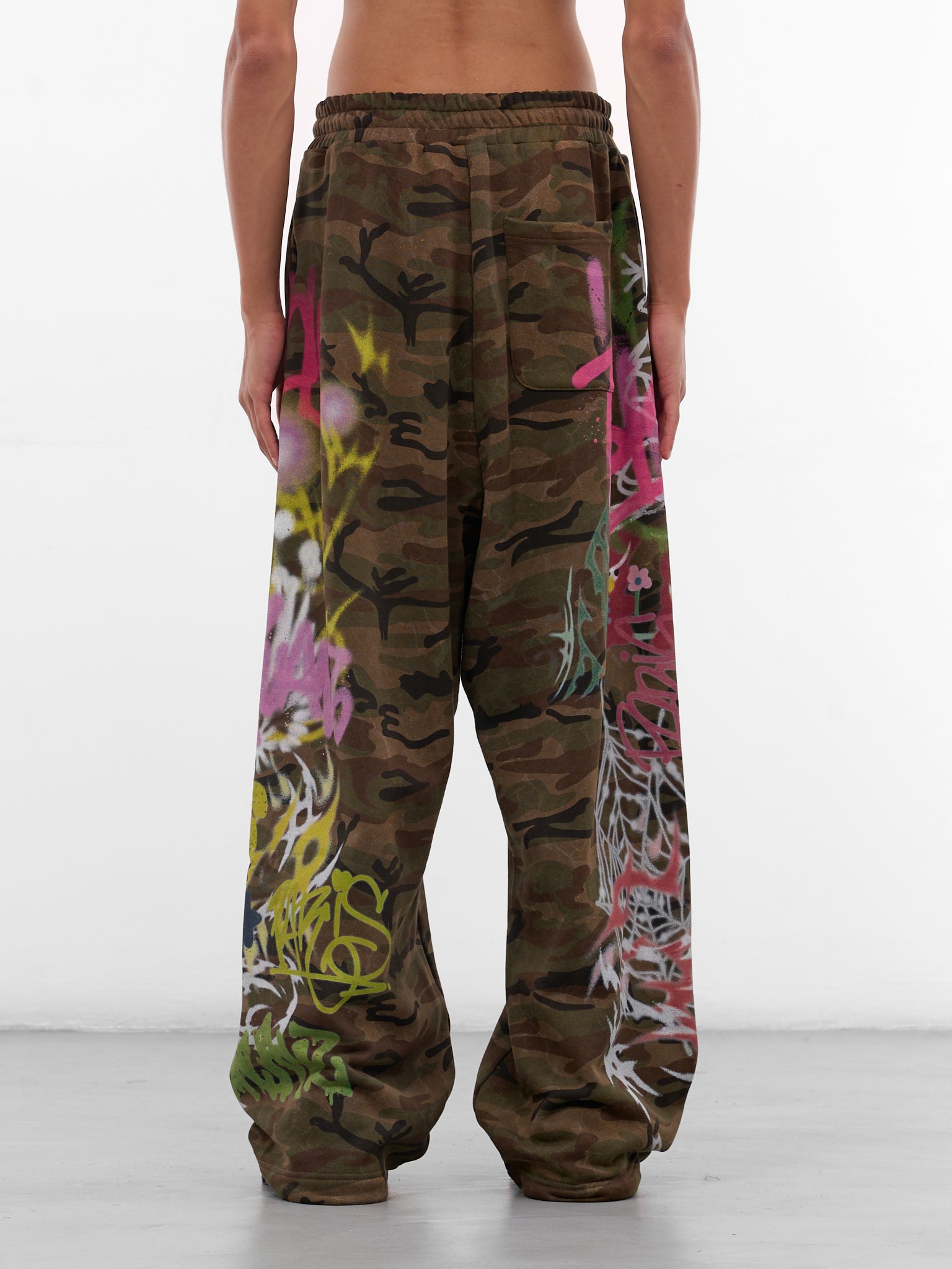 Camo Graffiti Graphics Sweatpants (BUPA0101-CAMOUFLAGE)