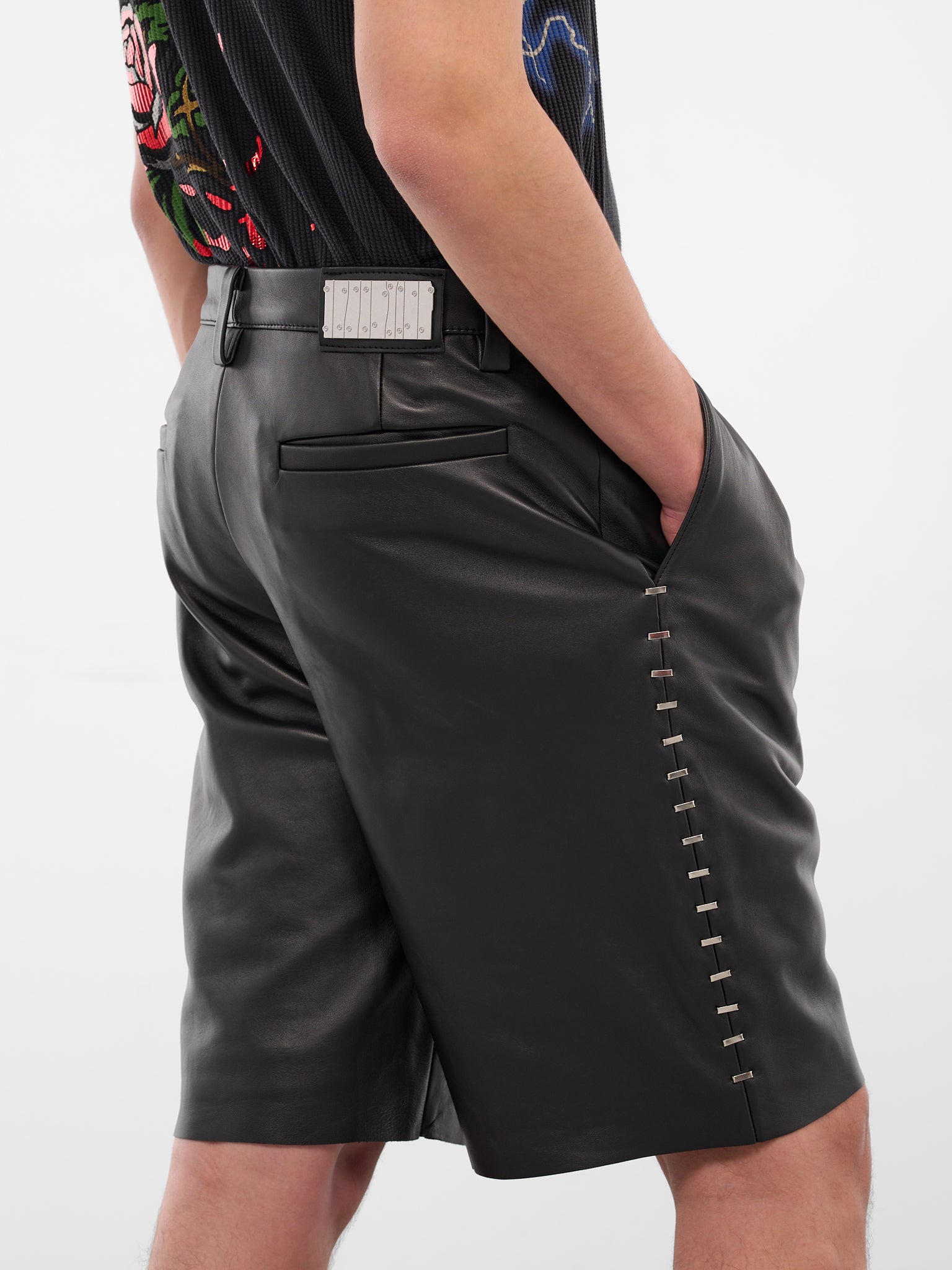 Black Business Leather Shorts (BUSINESS-SHORT-BLACK)