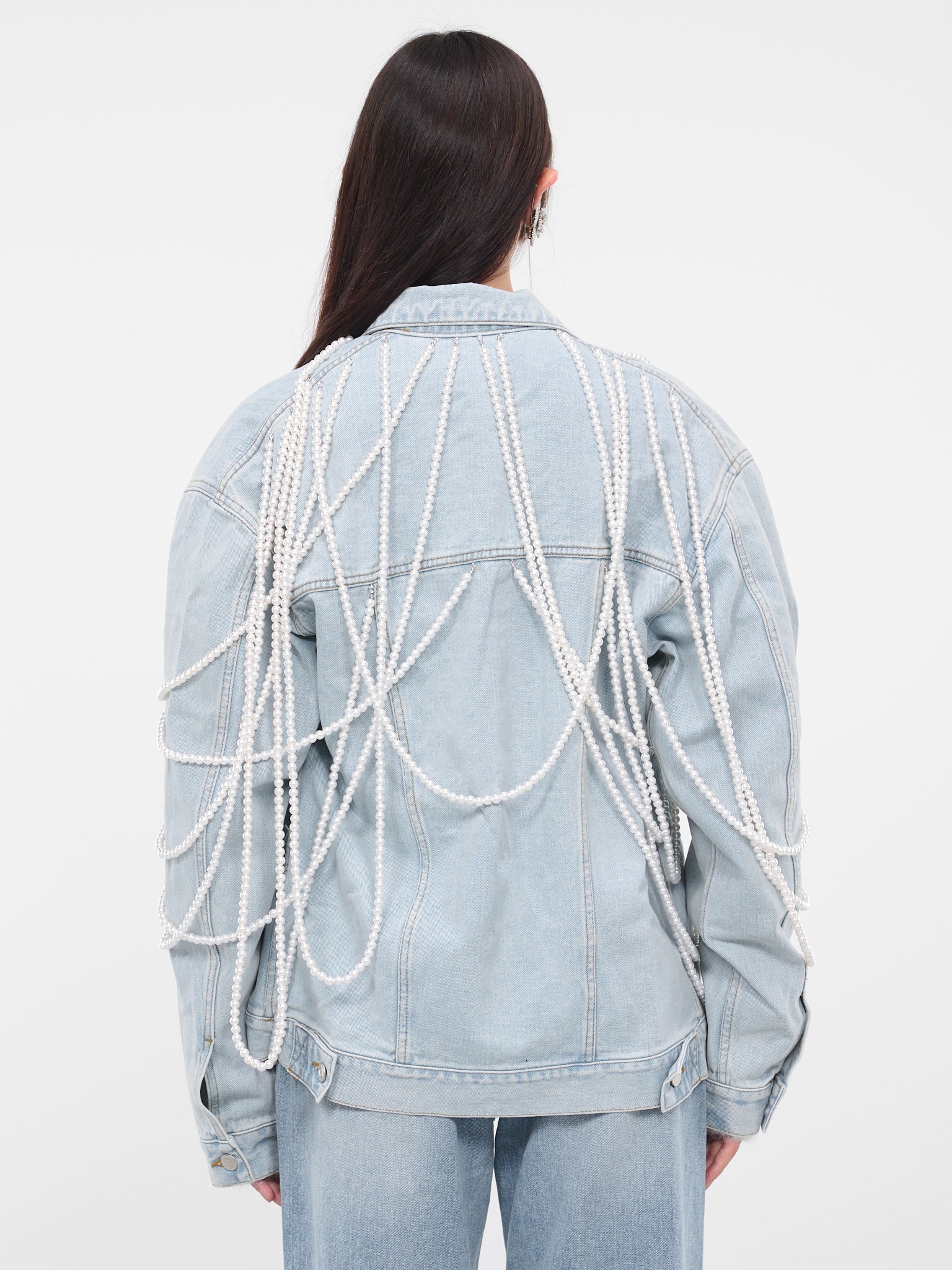 Pearl Denim Jacket (C-JK02-SB-SKY-BLUE)