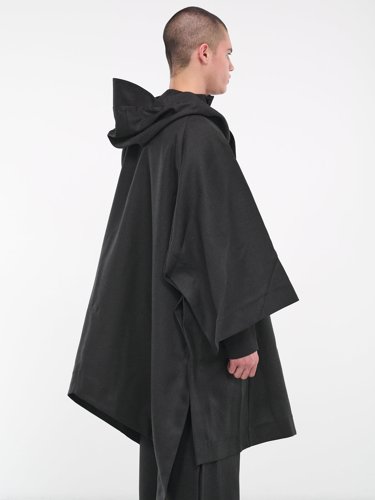 Crassula Coat (C01A-CHARCOAL)