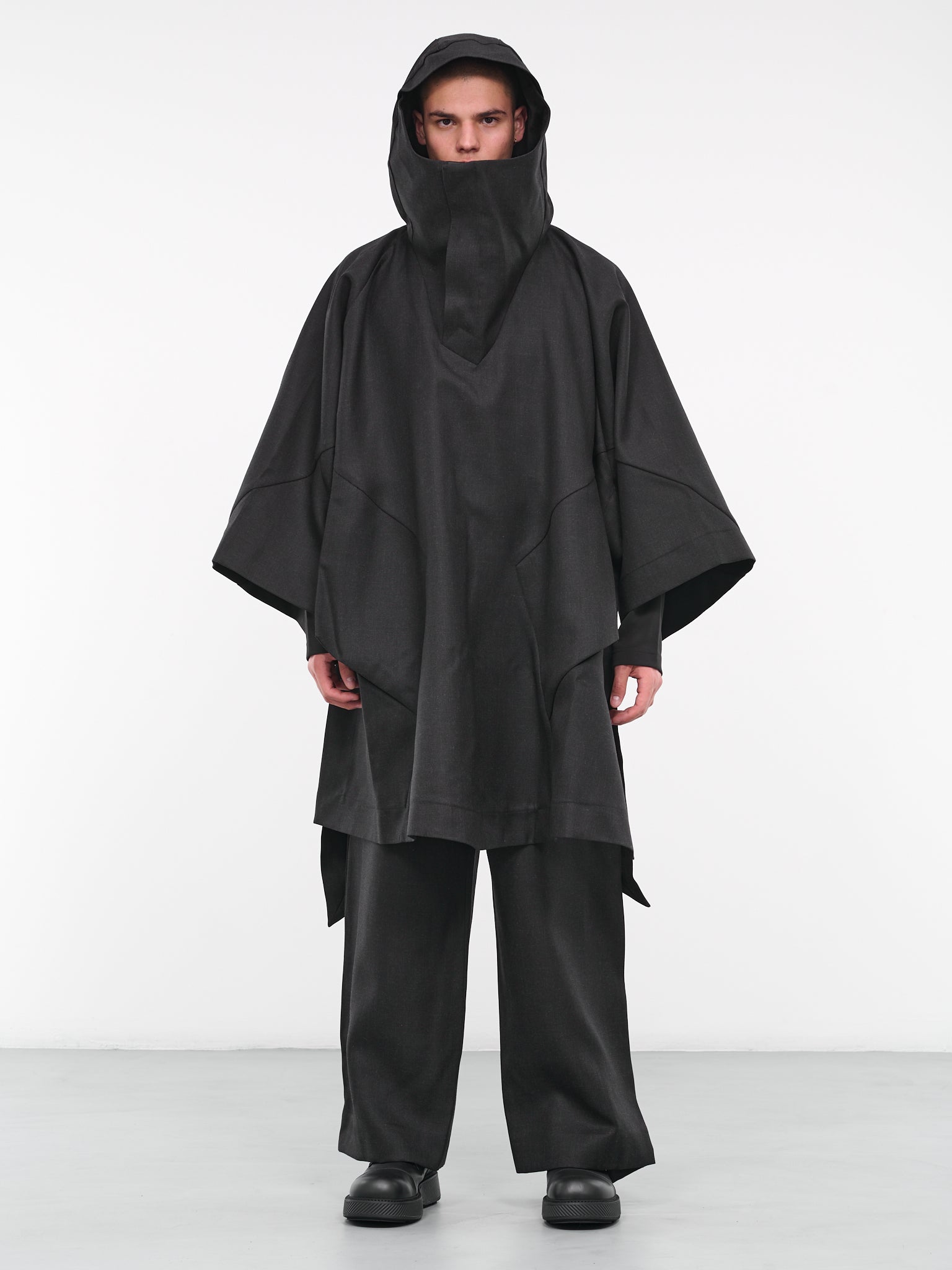 Crassula Coat (C01A-CHARCOAL)