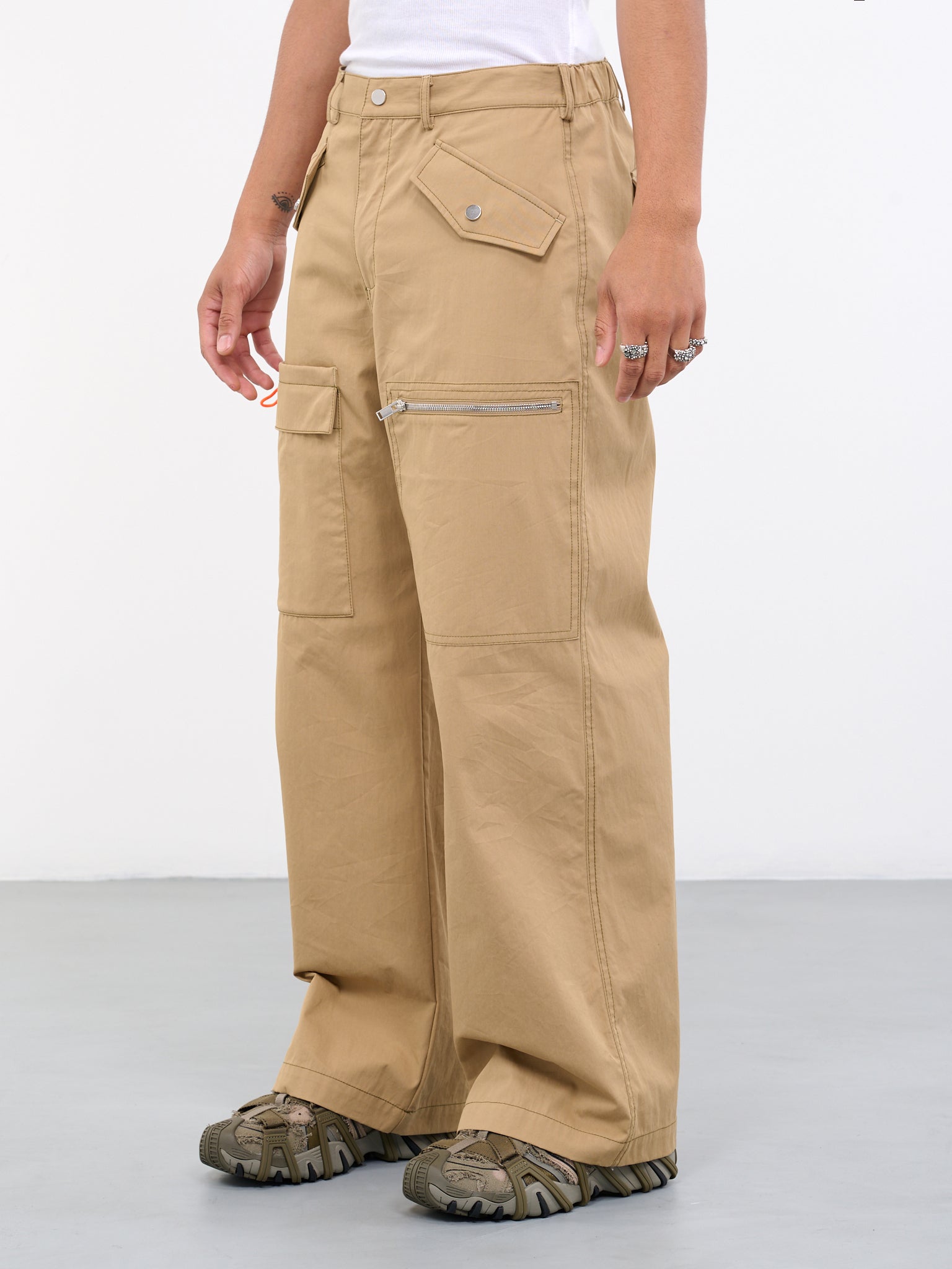 Slouchy Pocket Pants (C2113R23-4020-KHAKI)