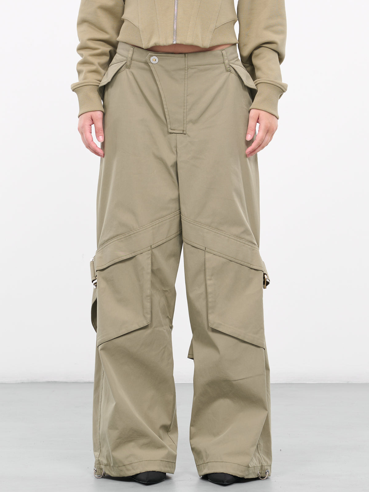 Belted Pocket Pants (C2163-4030-SAGE)