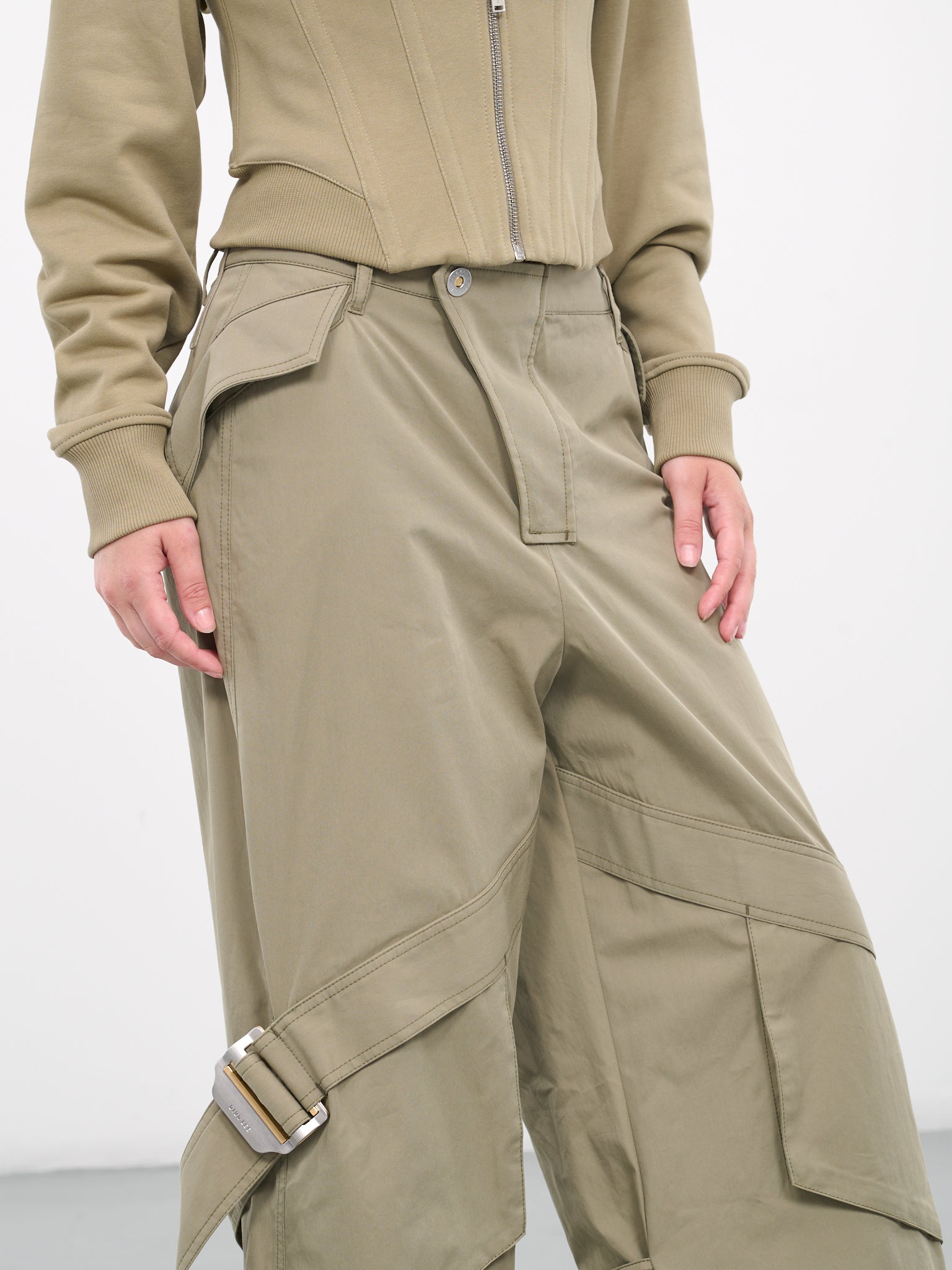 Belted Pocket Pants (C2163-4030-SAGE)