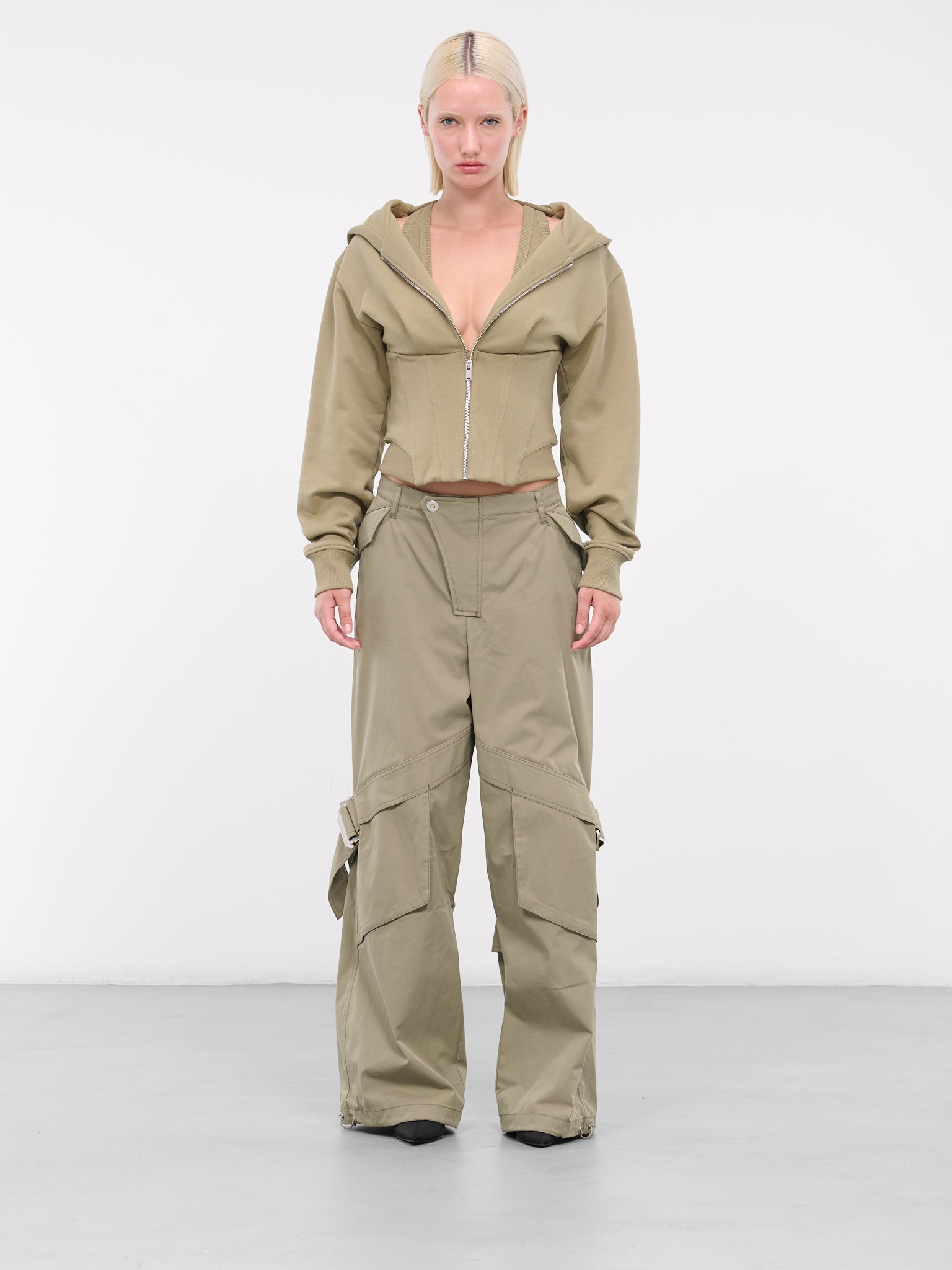 Belted Pocket Pants (C2163-4030-SAGE)