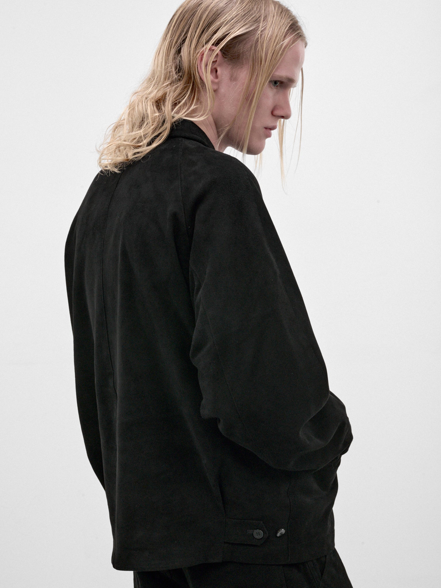 Brown Sheep Suede Zip Jacket (C263L02J01-BROWN)
