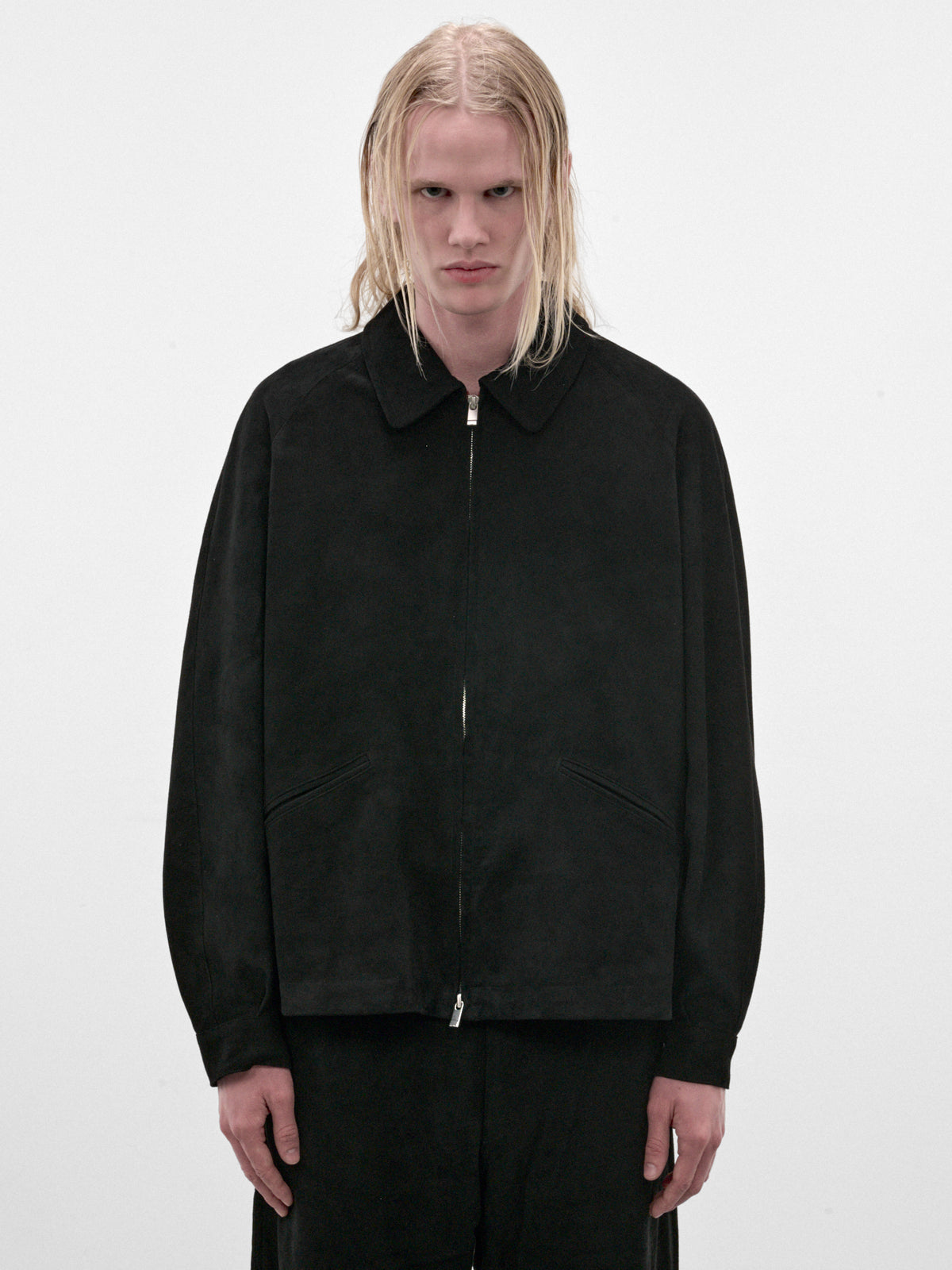 Brown Sheep Suede Zip Jacket (C263L02J01-BROWN)