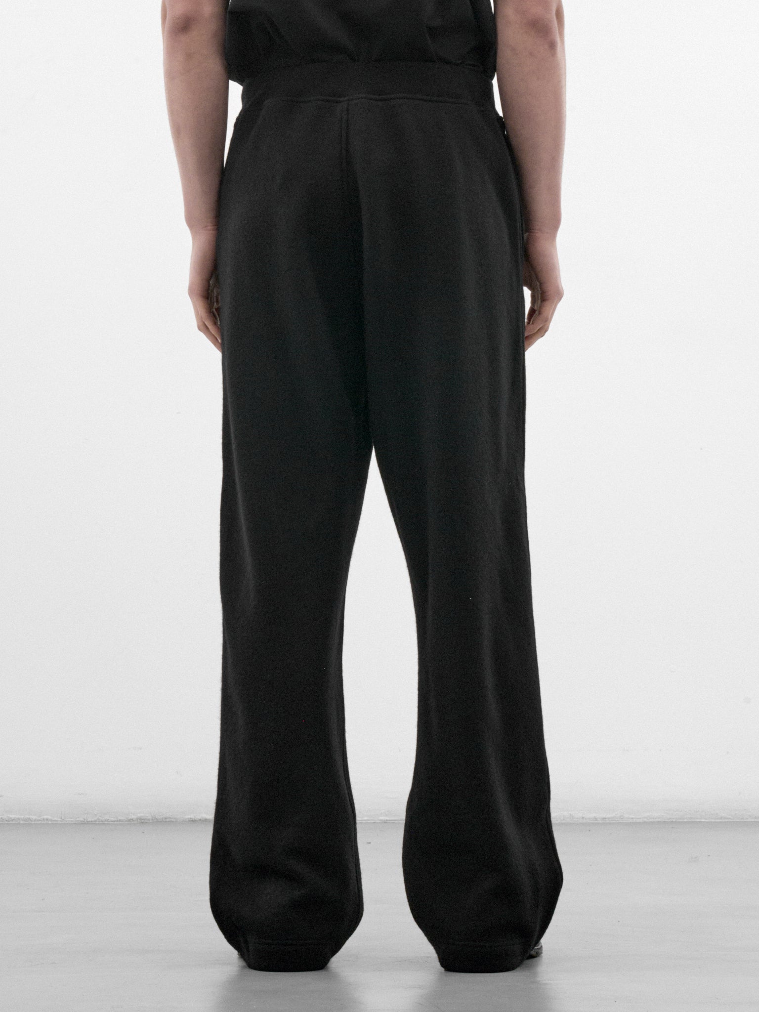 Black Wool Fleece Pants (C263U02P02-BLACK)