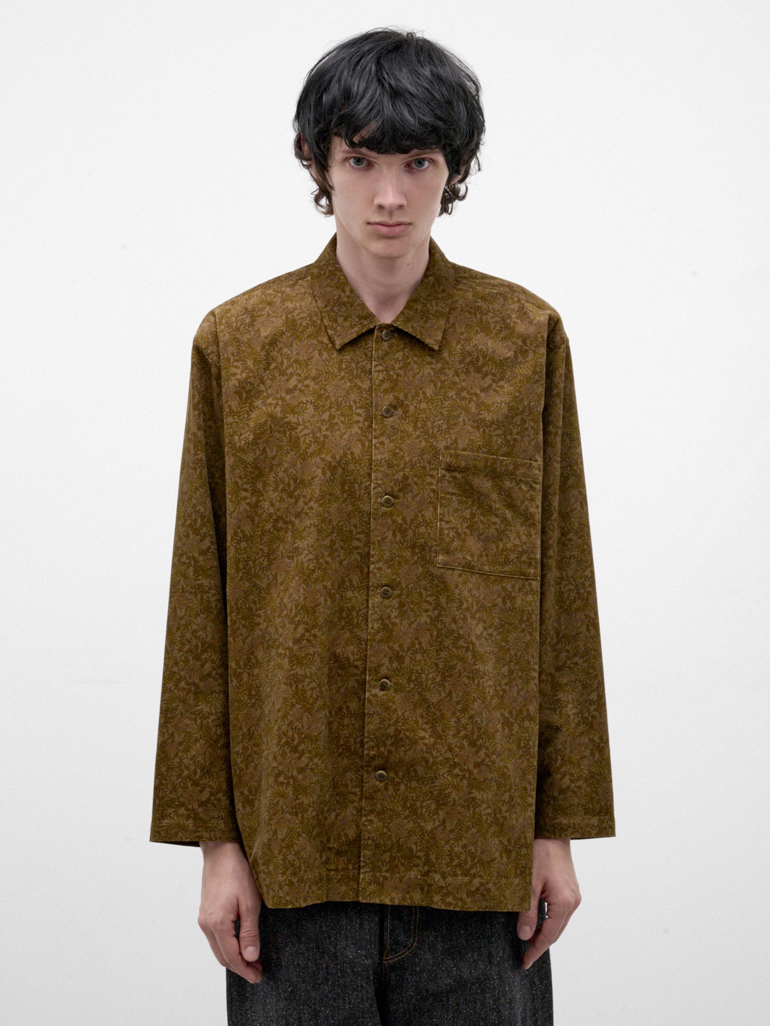 Khaki Botanical Shirt (C263F08B01-KHAKI)