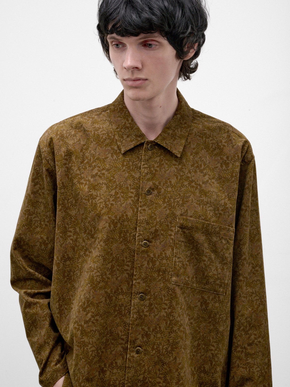 Khaki Botanical Shirt (C263F08B01-KHAKI)