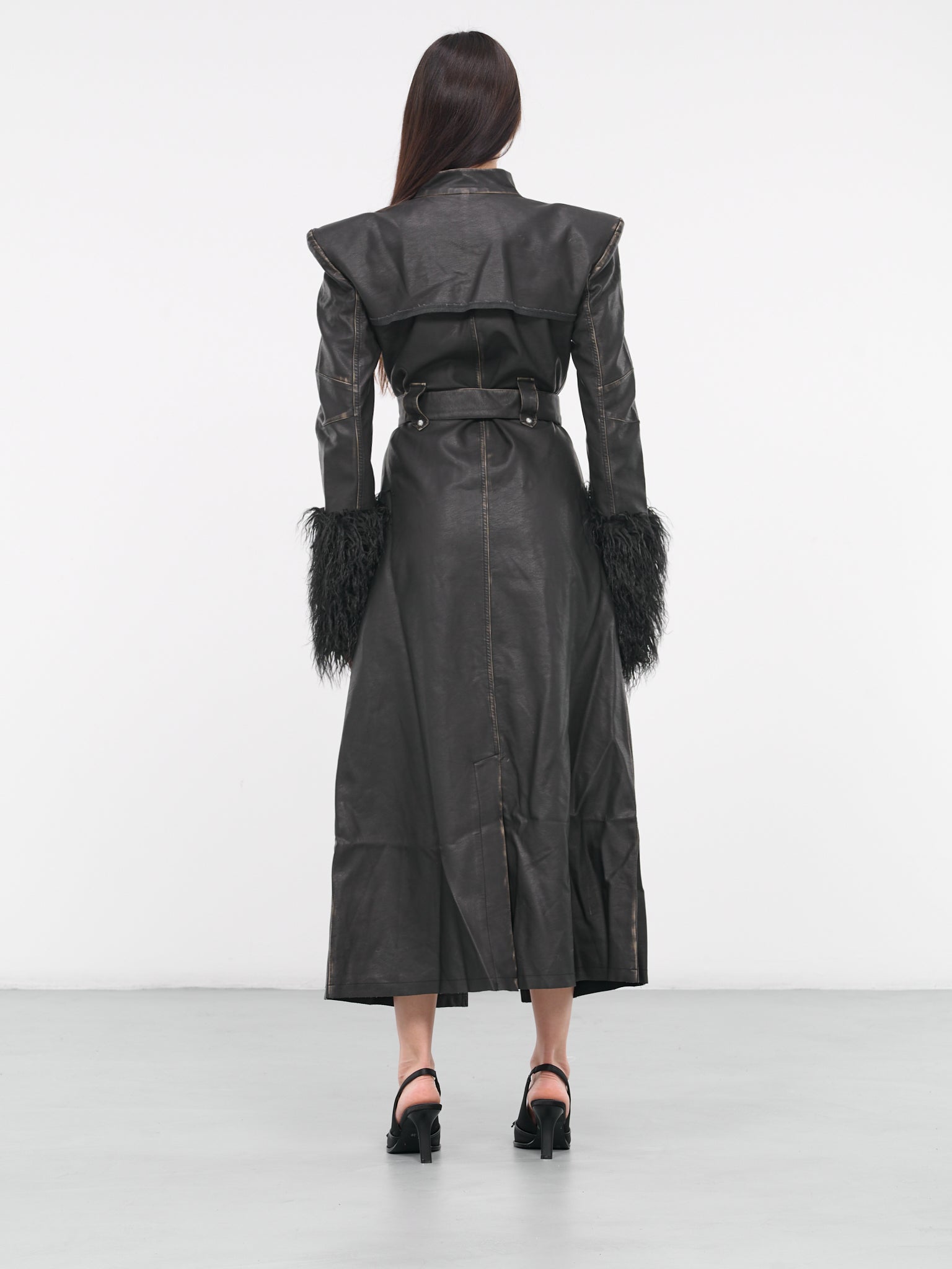 Low-cut Long Coat (CA-01-BK-BLACK)