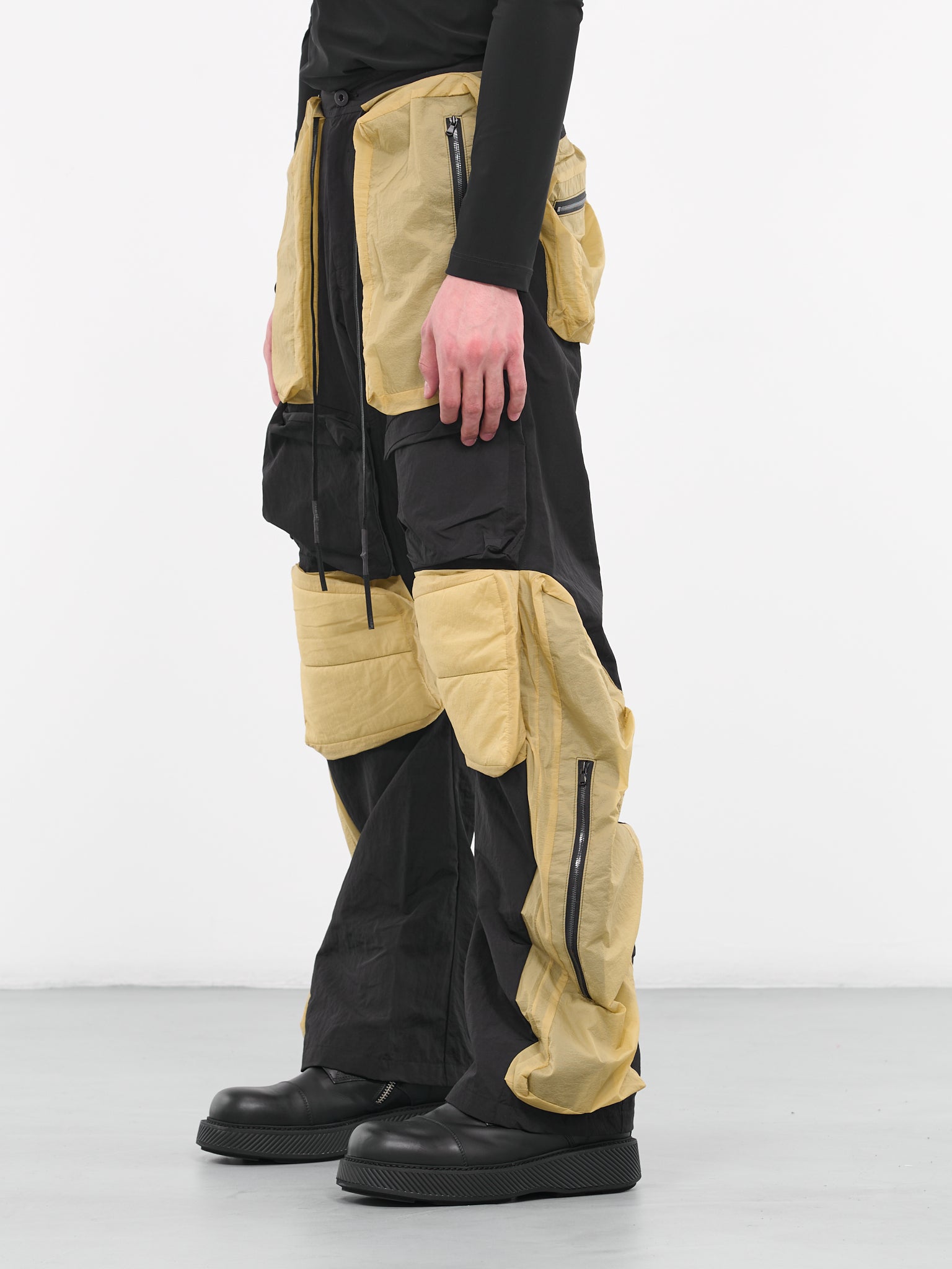 Crustacean Wide Trousers (CA03MB3BK-BLACK)
