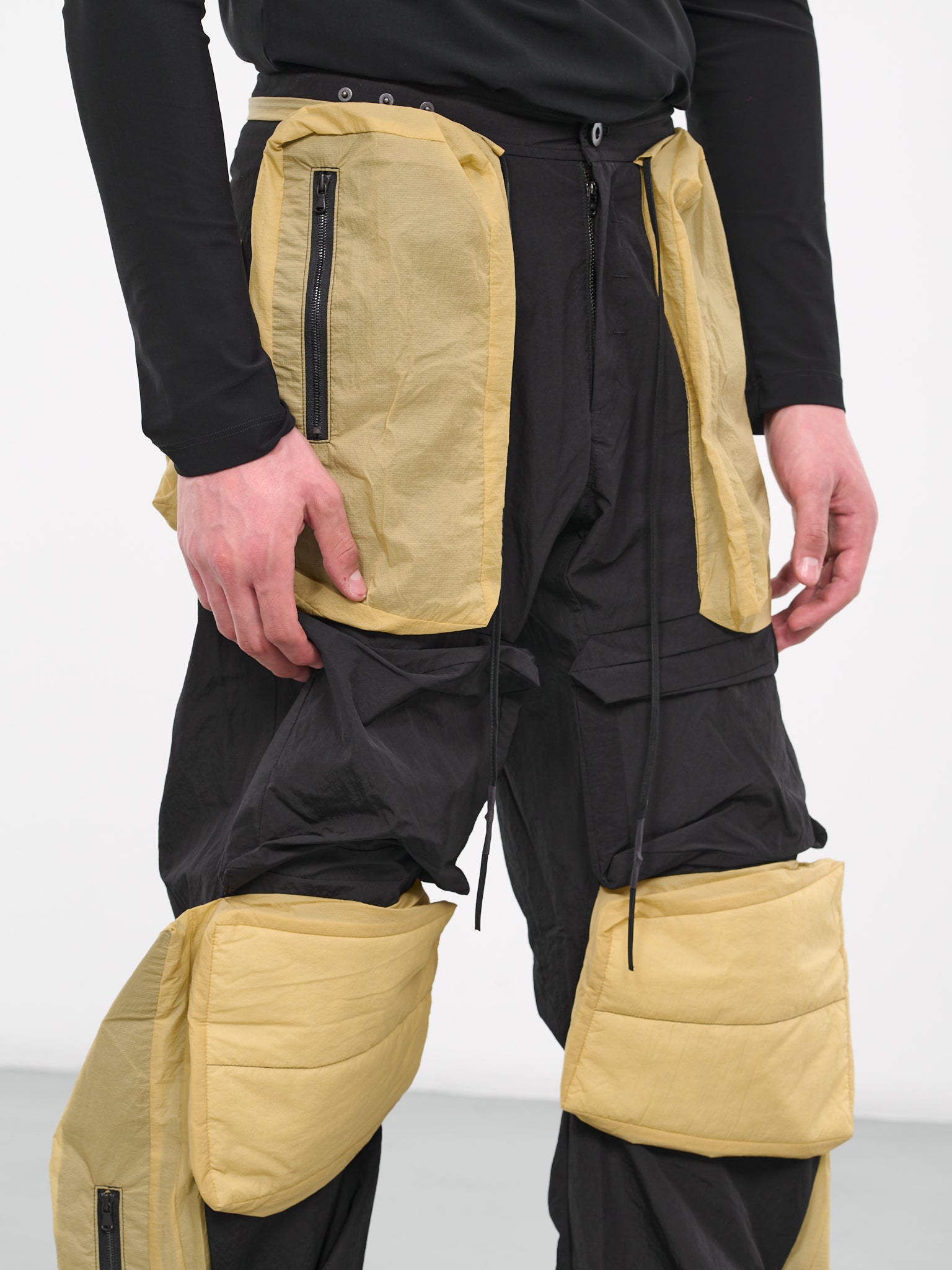 Crustacean Wide Trousers (CA03MB3BK-BLACK)
